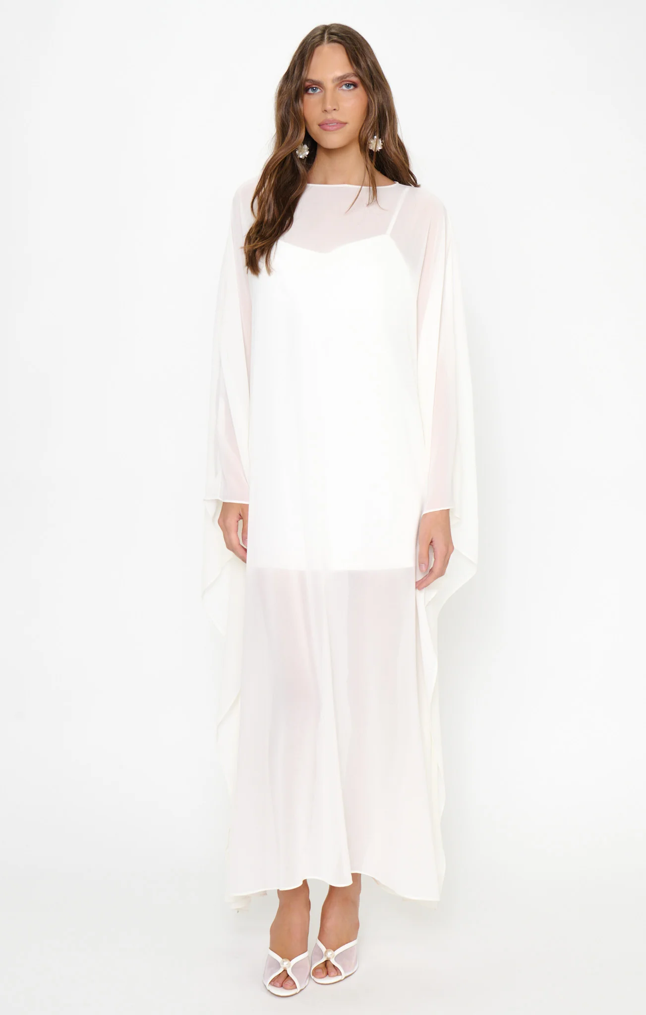 Olsen Maxi Dress ~ Wedding Cake Chiffon - Image 3