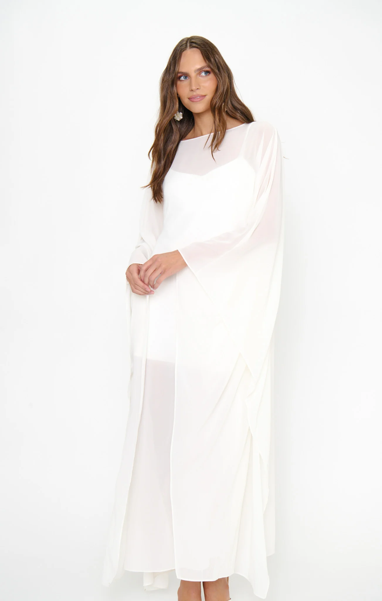 Olsen Maxi Dress ~ Wedding Cake Chiffon - Image 4