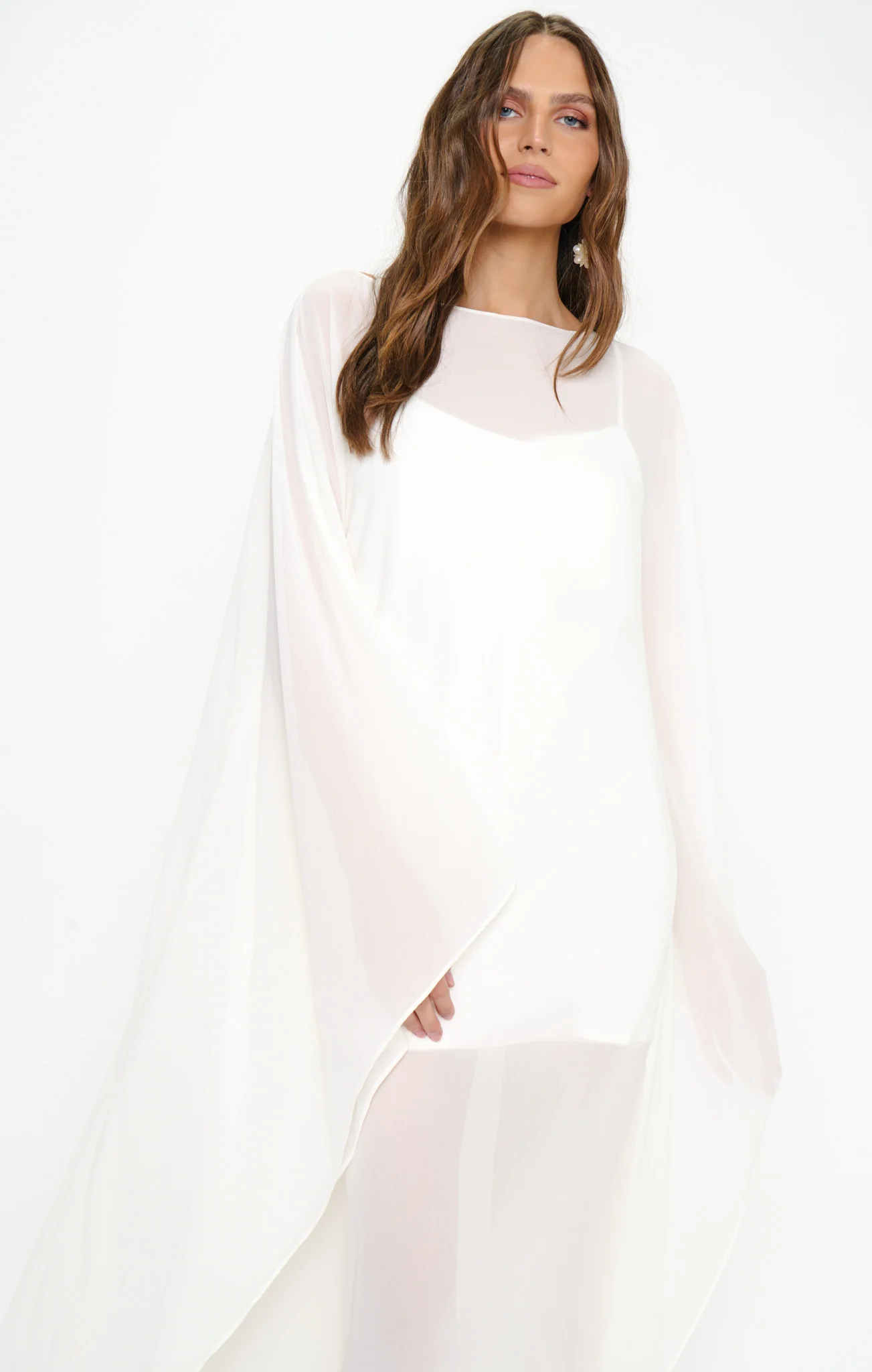 Olsen Maxi Dress ~ Wedding Cake Chiffon - Image 5