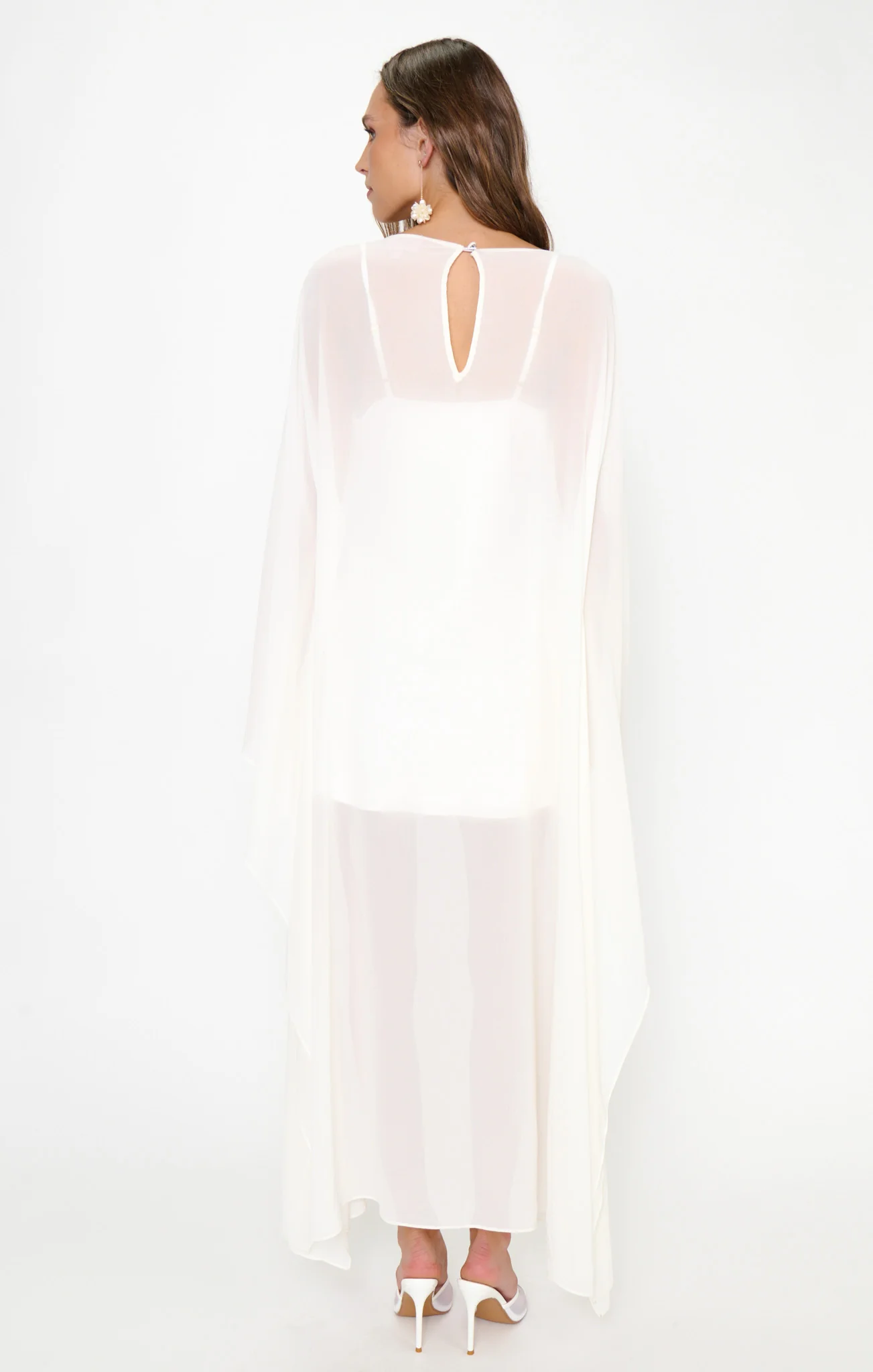 Olsen Maxi Dress ~ Wedding Cake Chiffon - Image 6