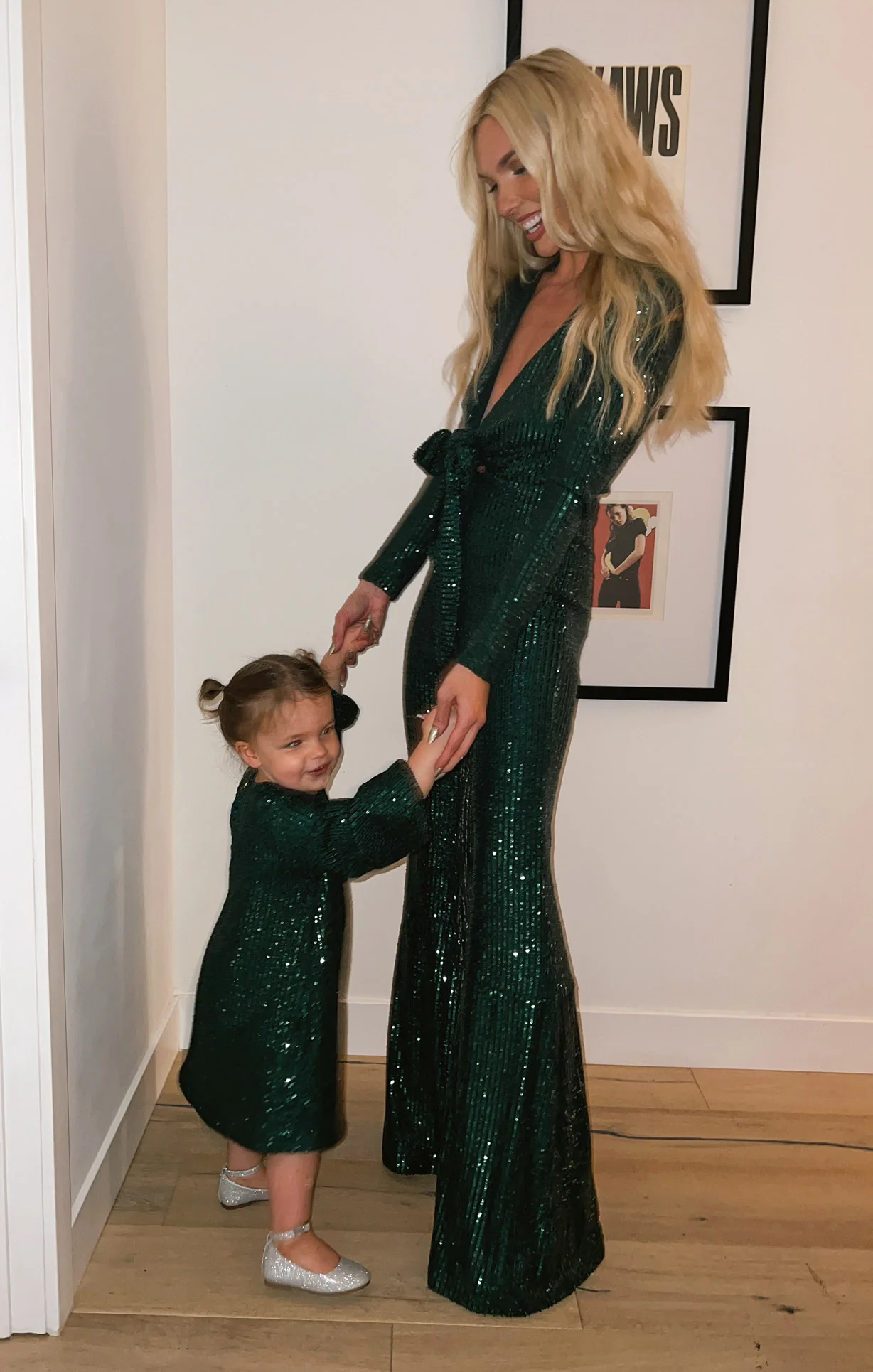 Once Upon A Time Dress ~ Emerald Sequins - Image 4
