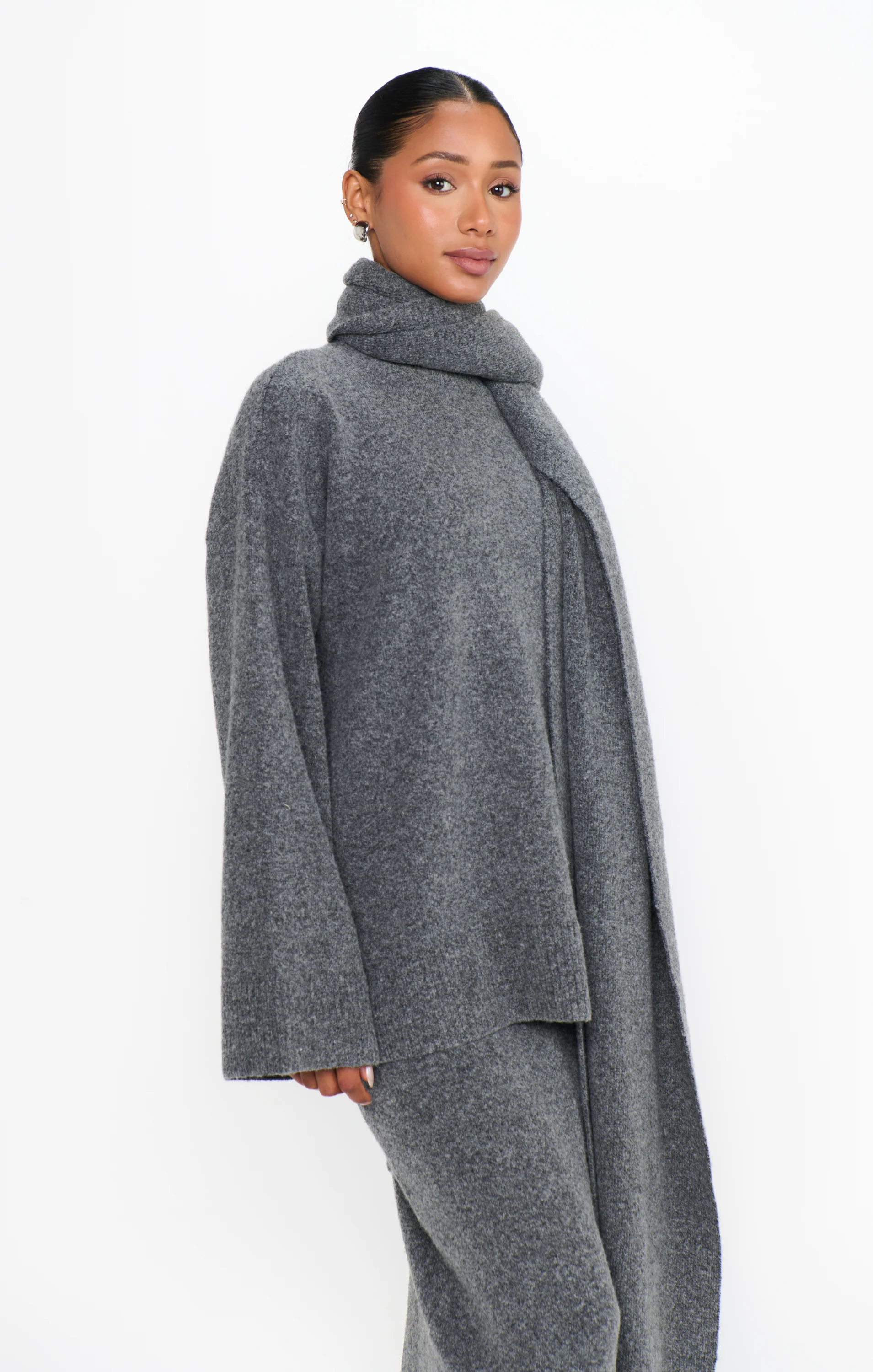 Oslo Sweater ~ Grey Knit - Image 7