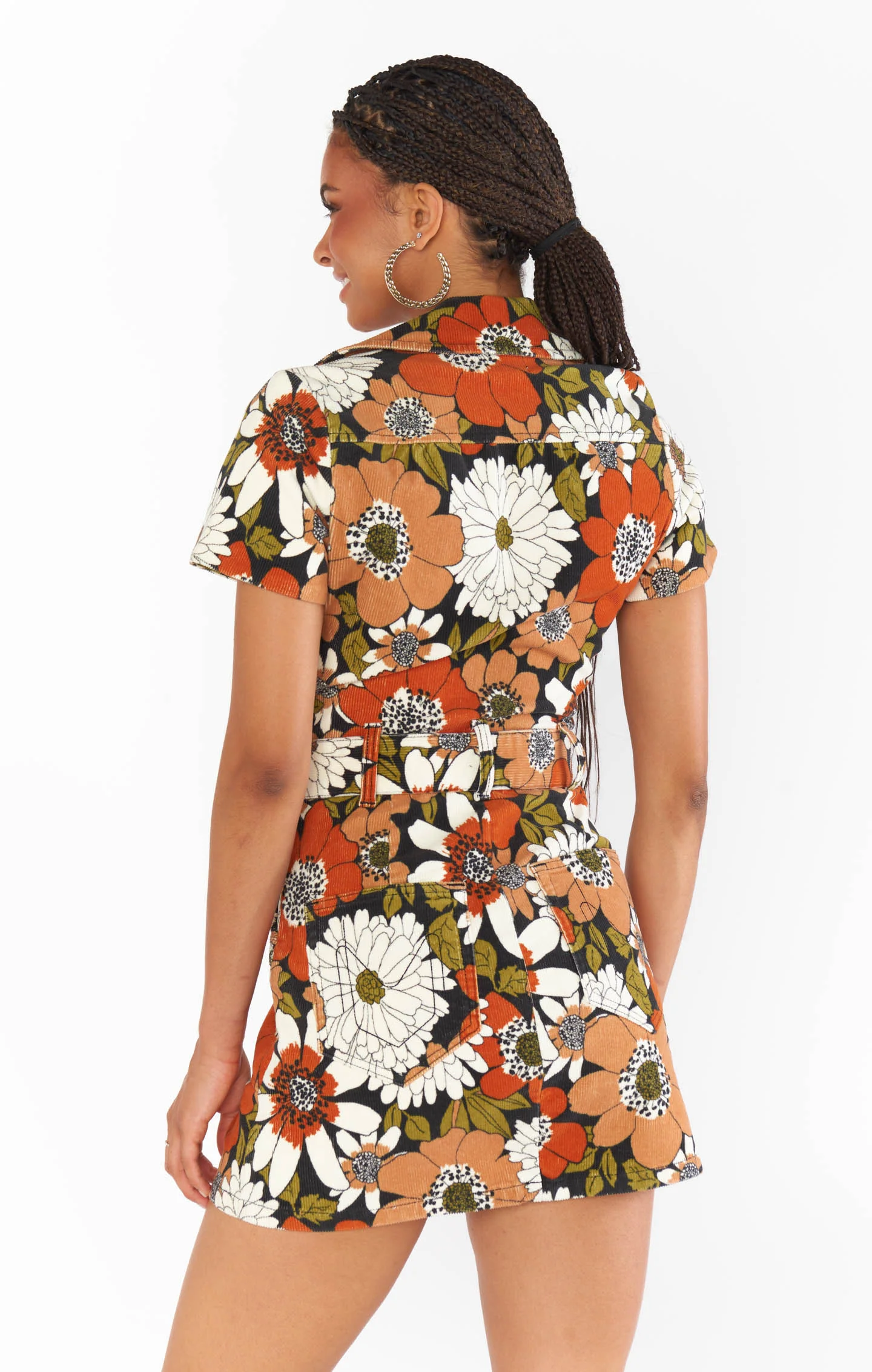 Outlaw Dress ~ Hutton Floral Corduroy - Image 6