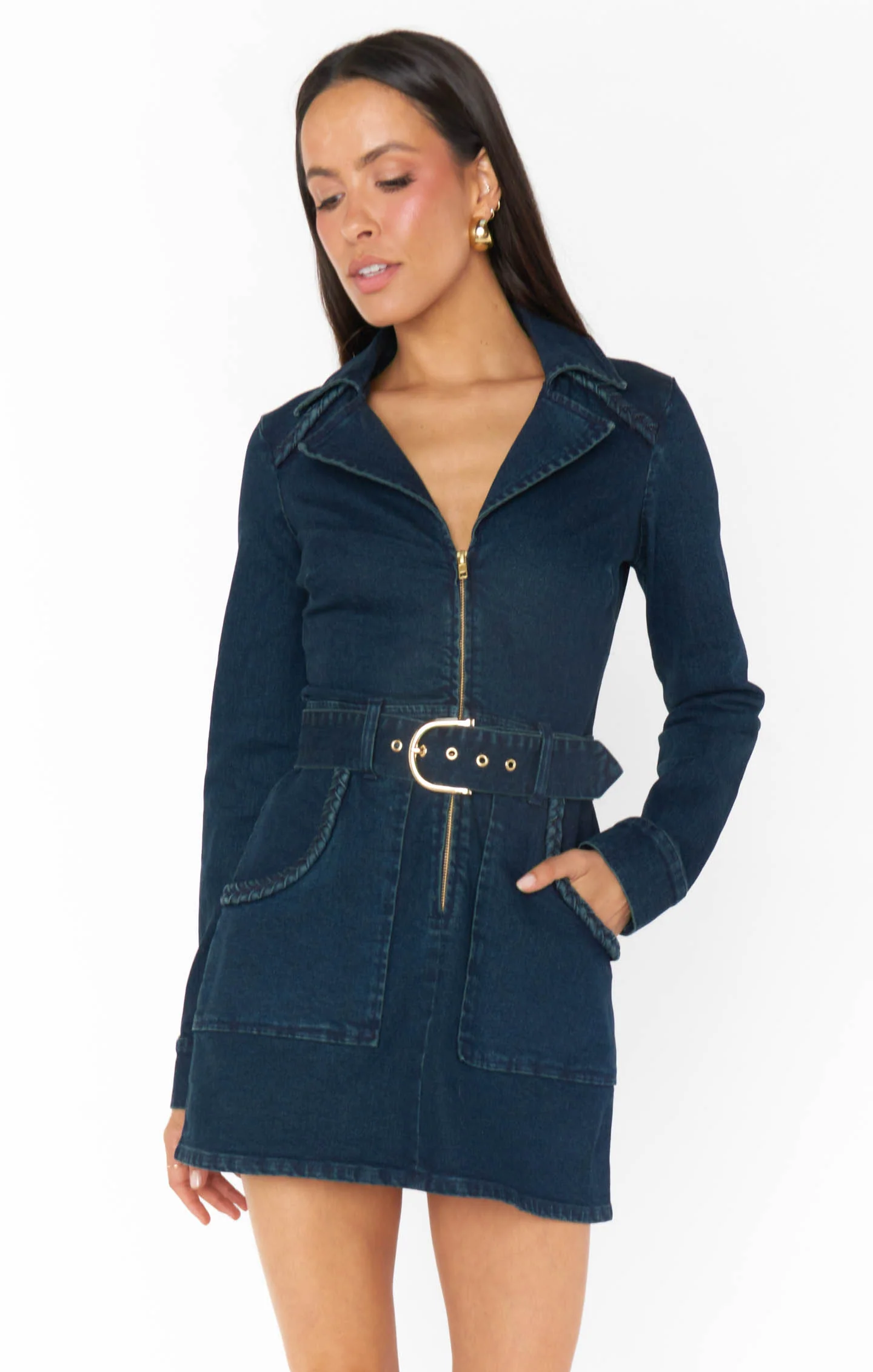 Outlaw Long Sleeve Dress ~ Thunder - Image 3