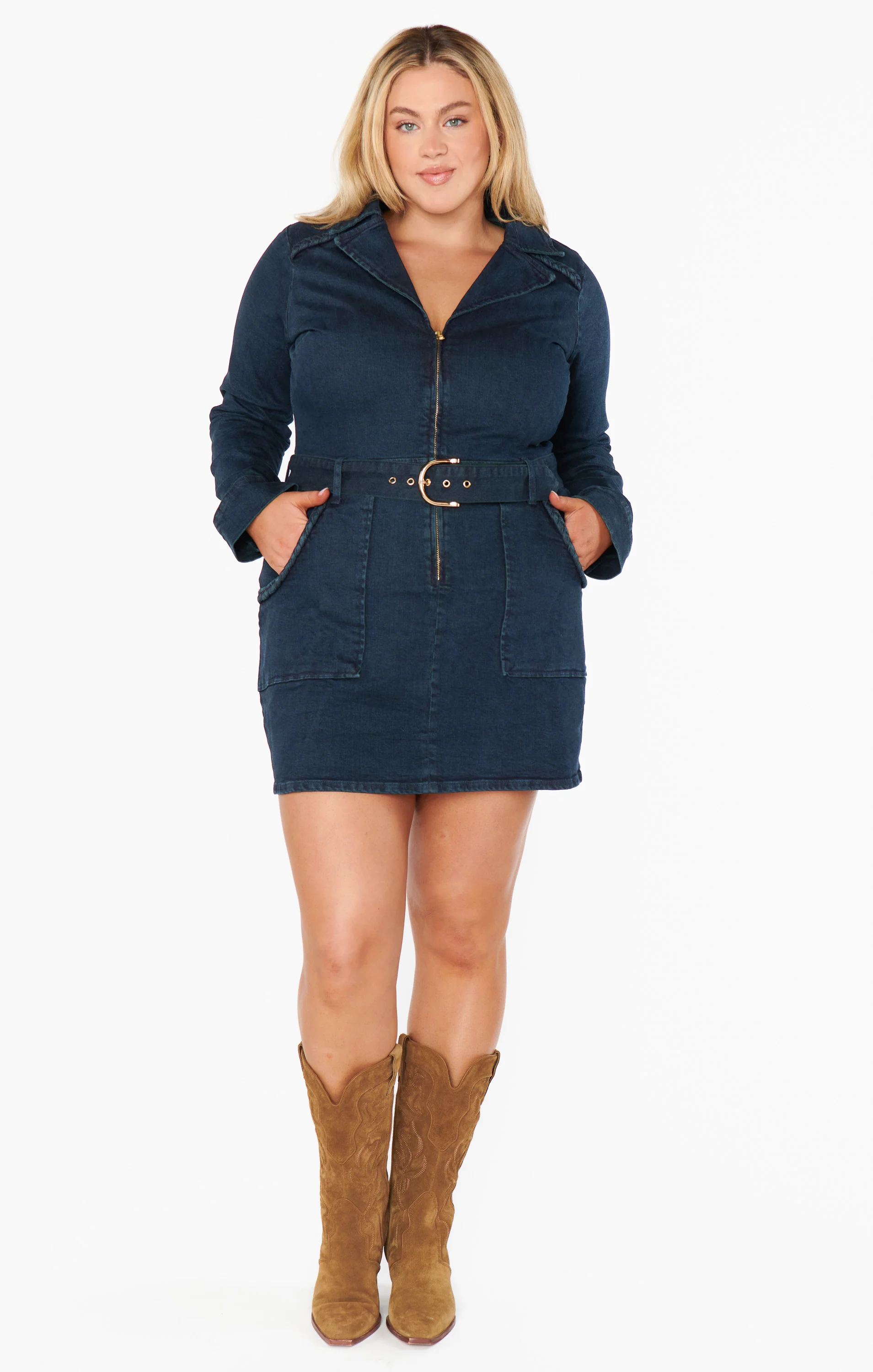 Outlaw Long Sleeve Dress ~ Thunder - Image 6