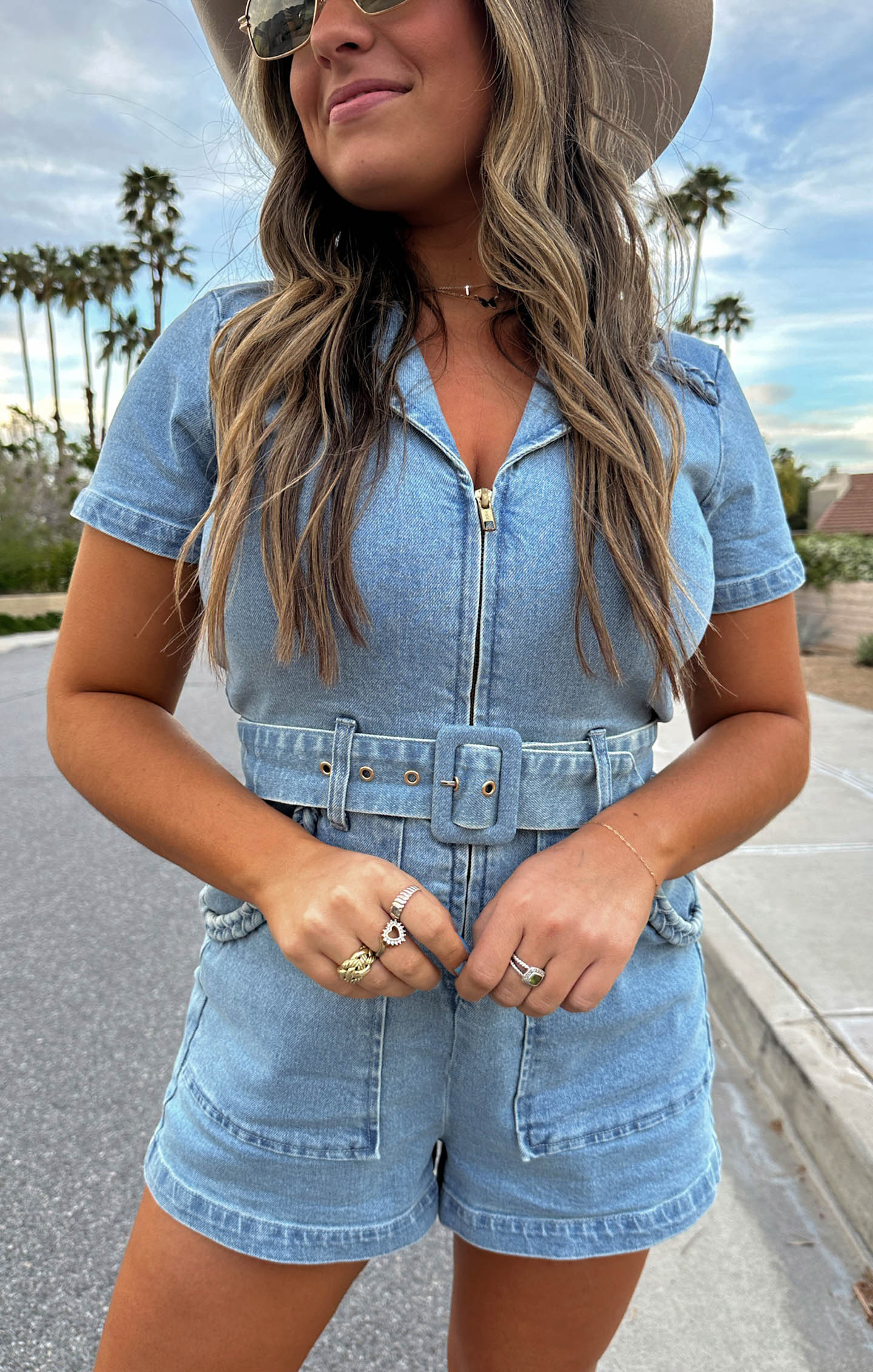 Outlaw Romper ~ Light Tide - Image 4