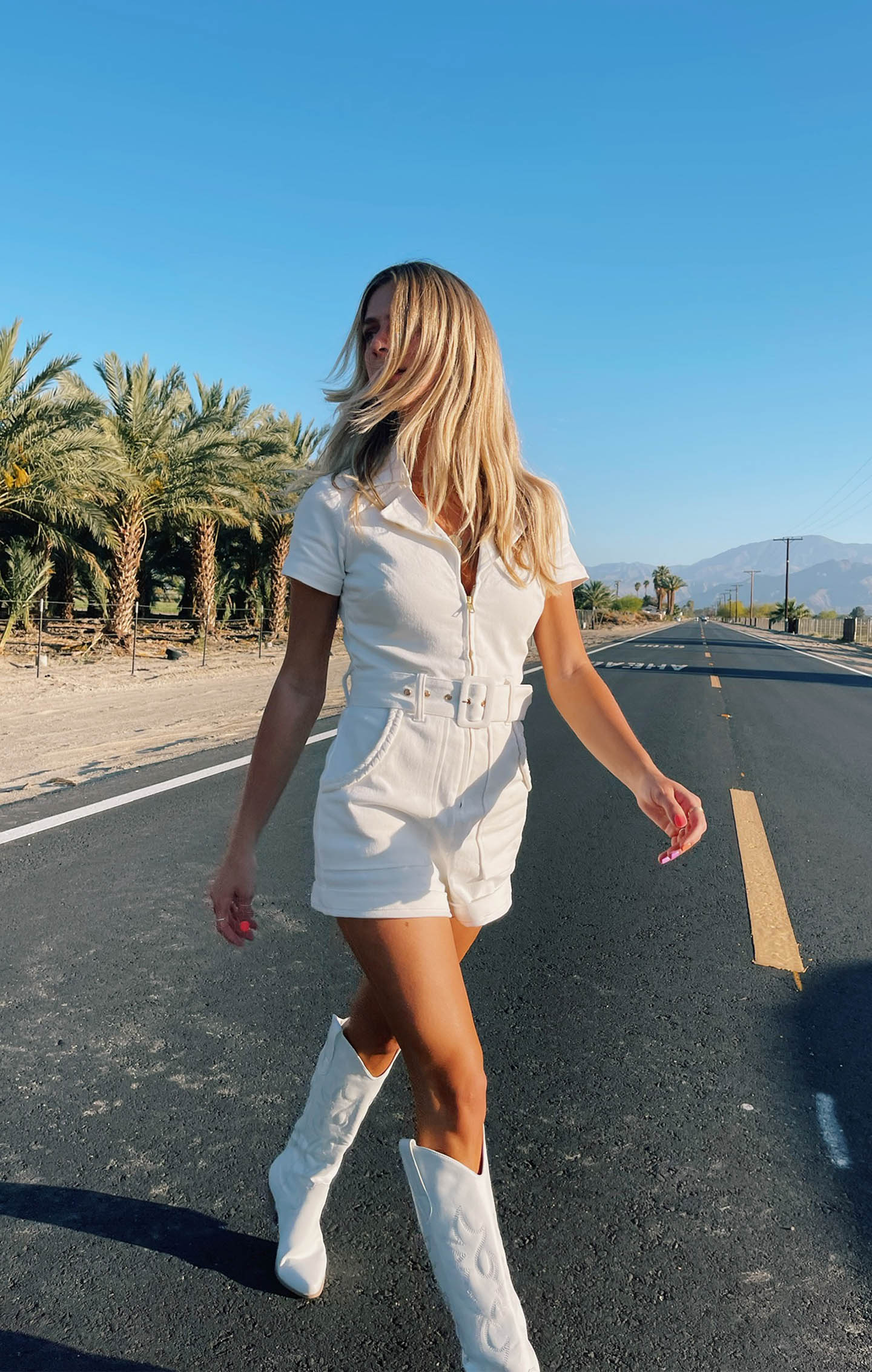 Outlaw Romper ~ Pearly White - Image 6