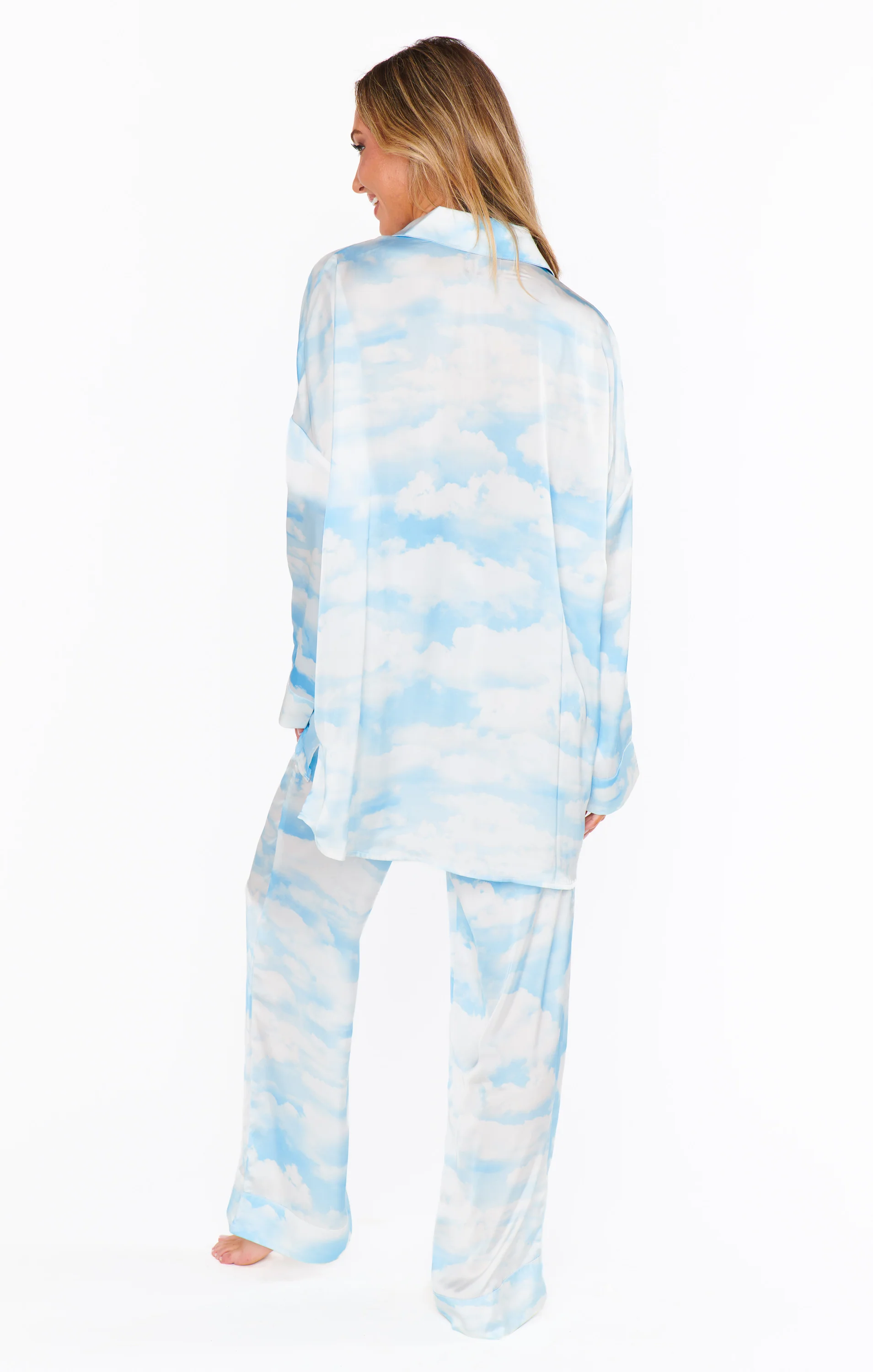 Overslept PJ Set ~ Dream Cloud Silky - Image 4