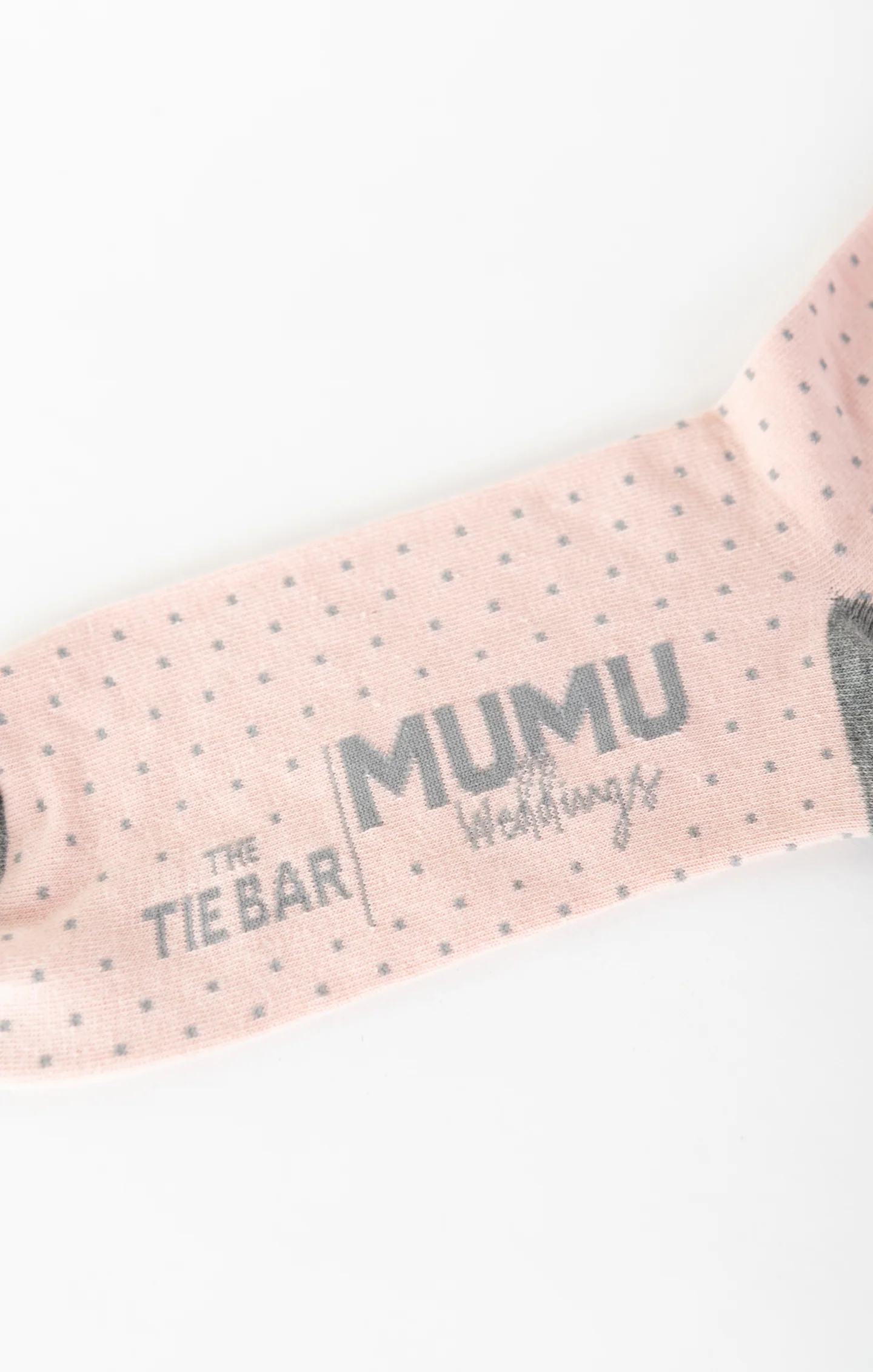 Owen Sock ~ Dusty Blush Dots - Image 3