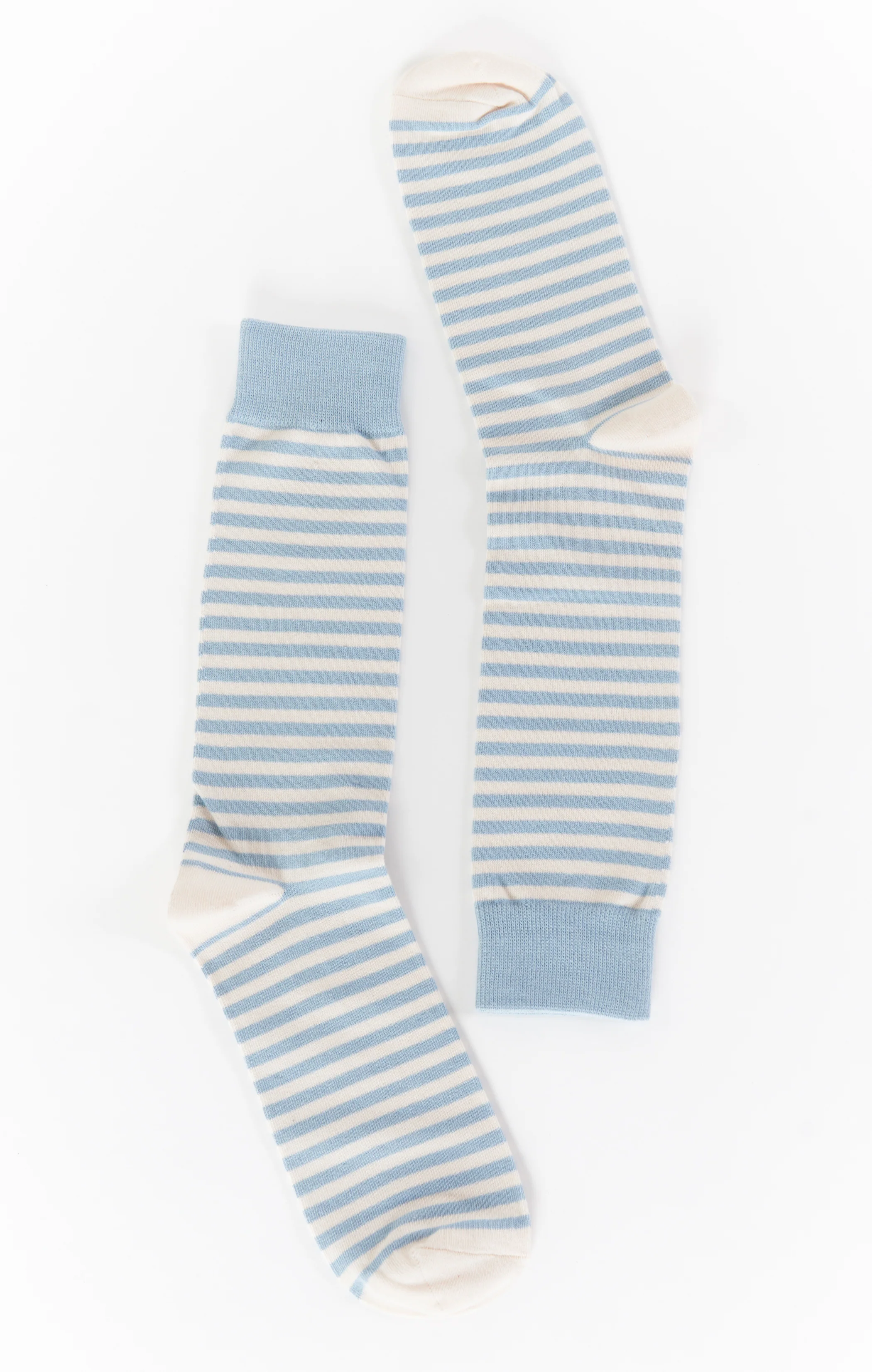 Owen Sock ~ Steel Blue Stripe - Image 2