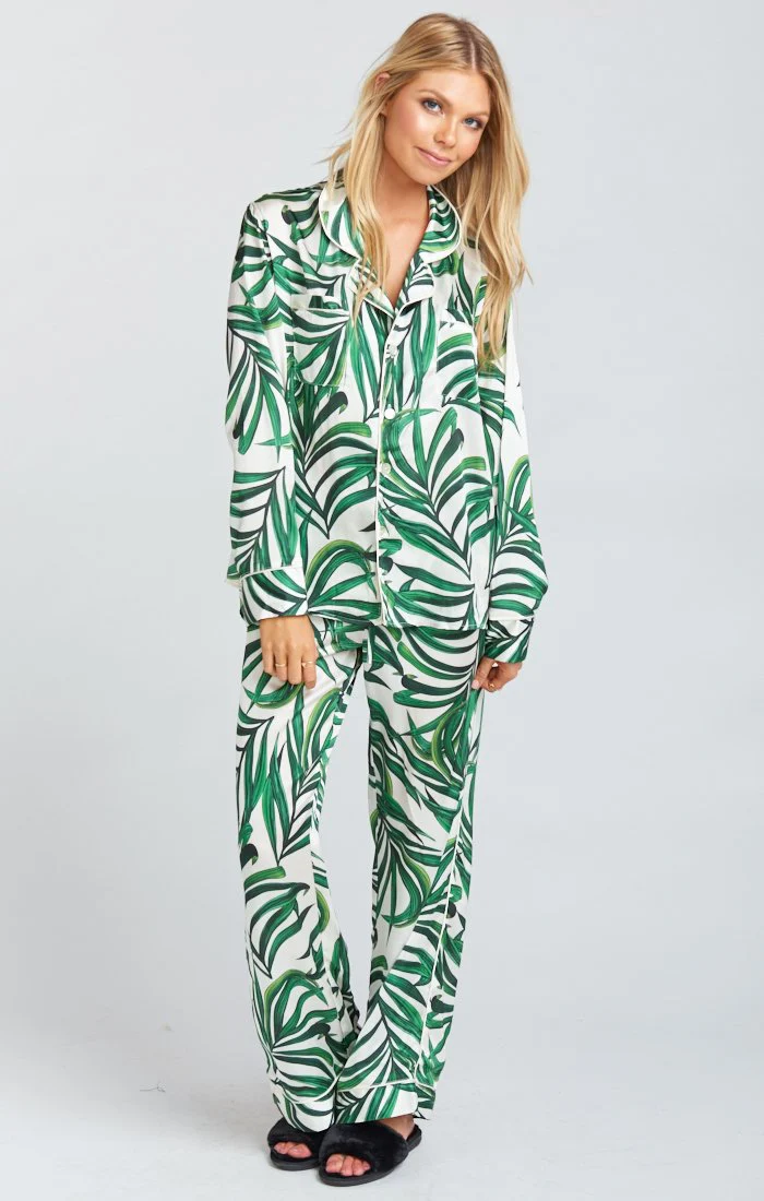 Paige PJ Set With Eye Mask - Image 4