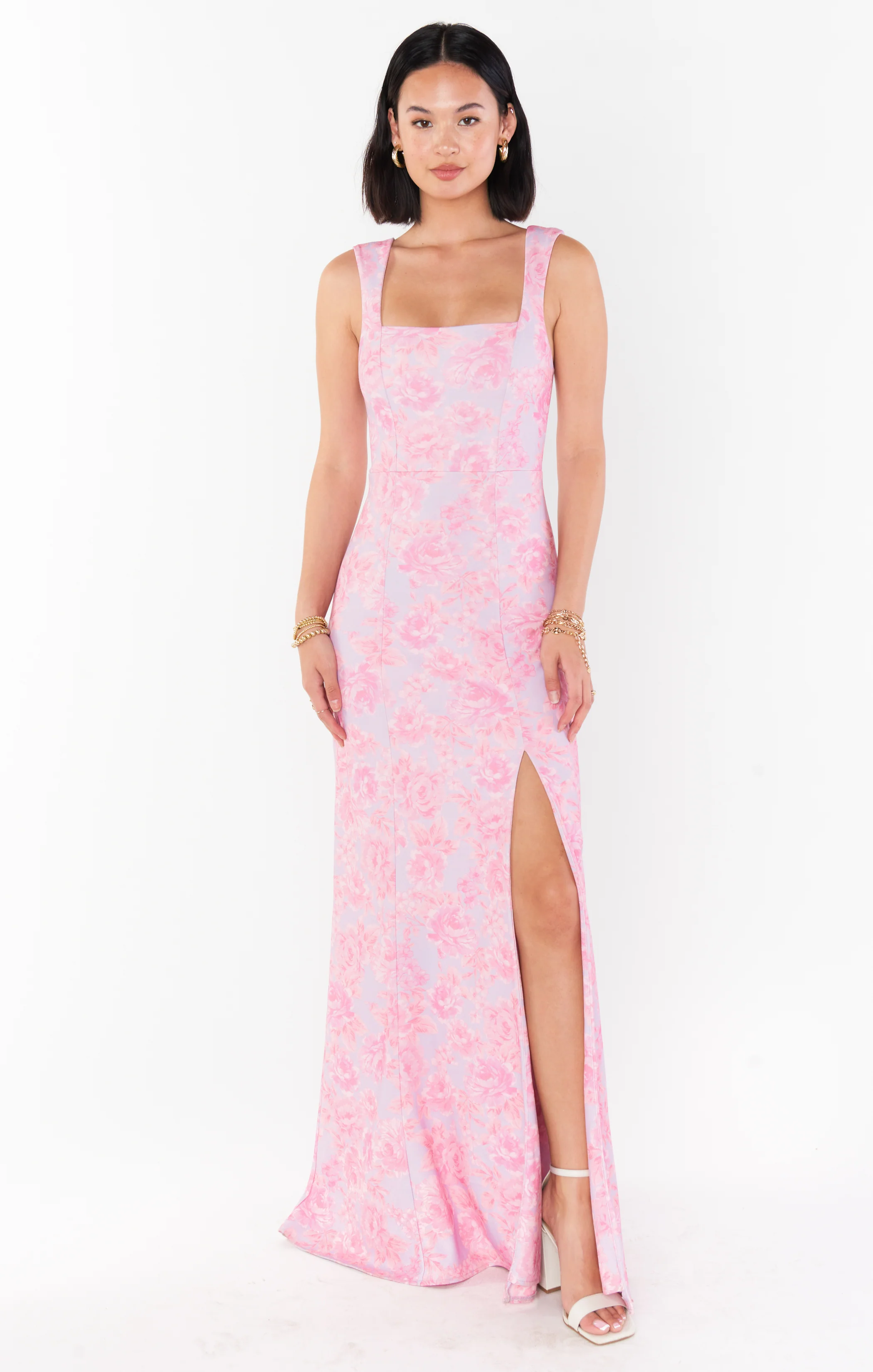 Paris Gown ~ Blushing Floral Stretch - Image 6