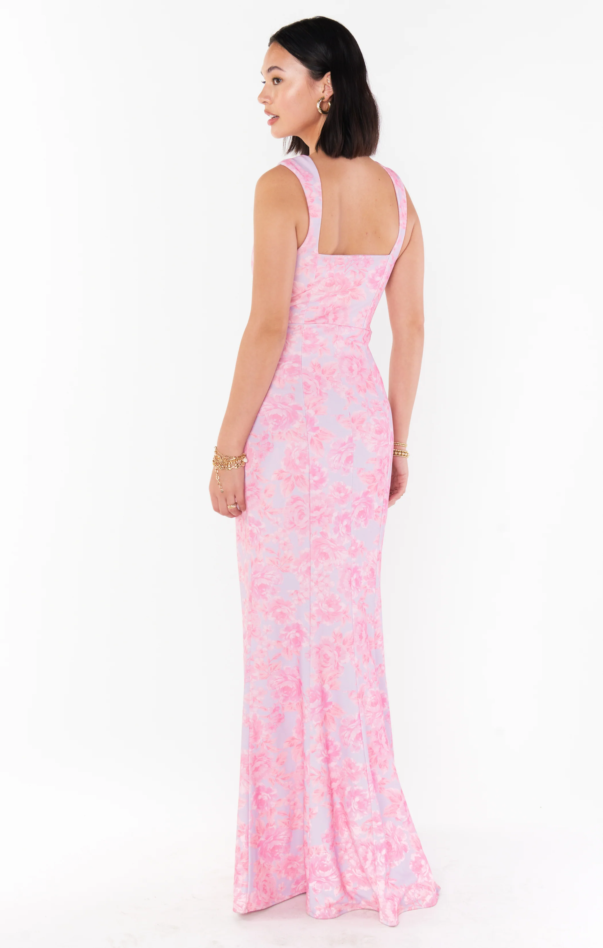 Paris Gown ~ Blushing Floral Stretch - Image 8