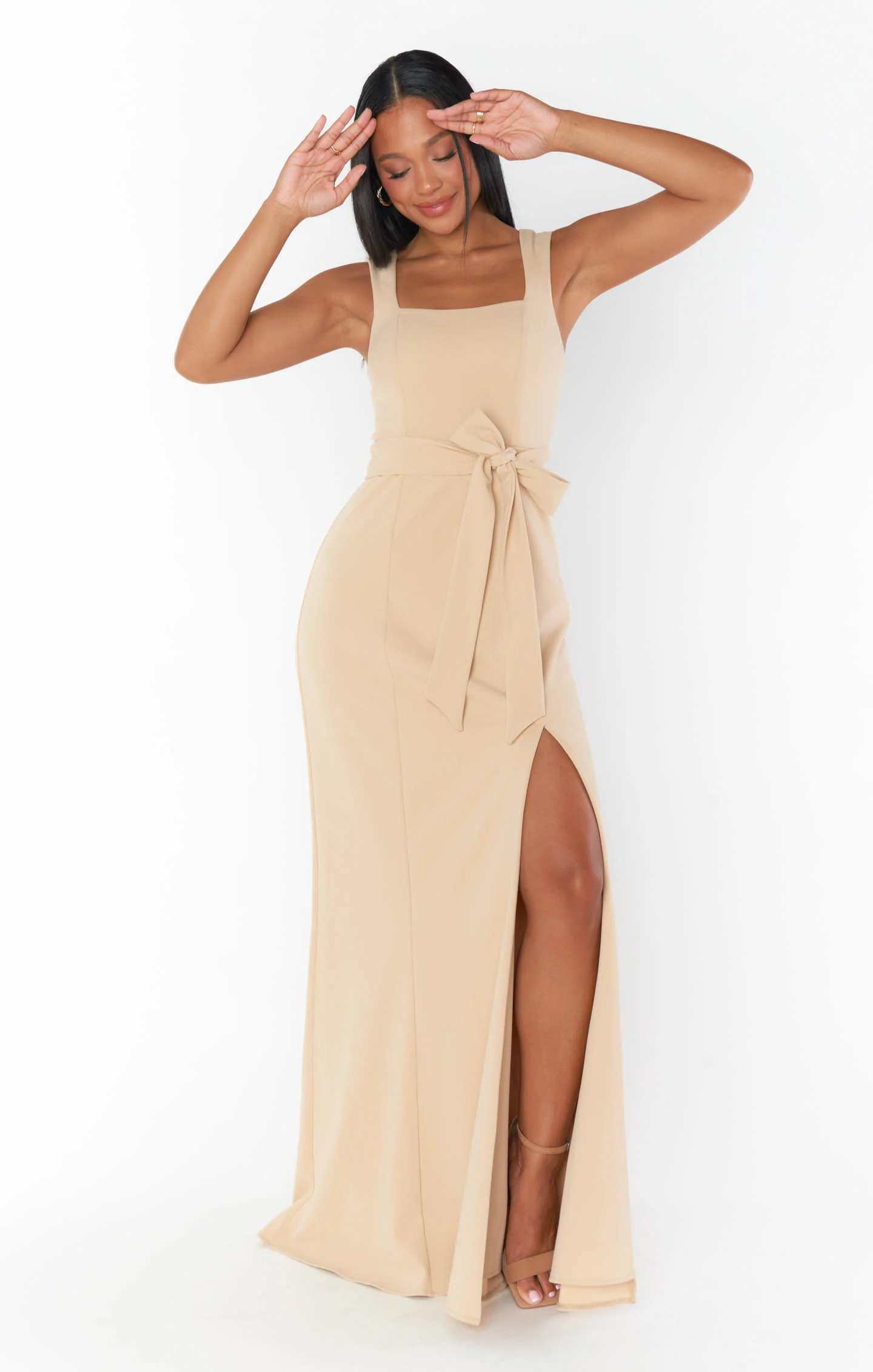Paris Gown ~ Champagne Stretch - Image 5