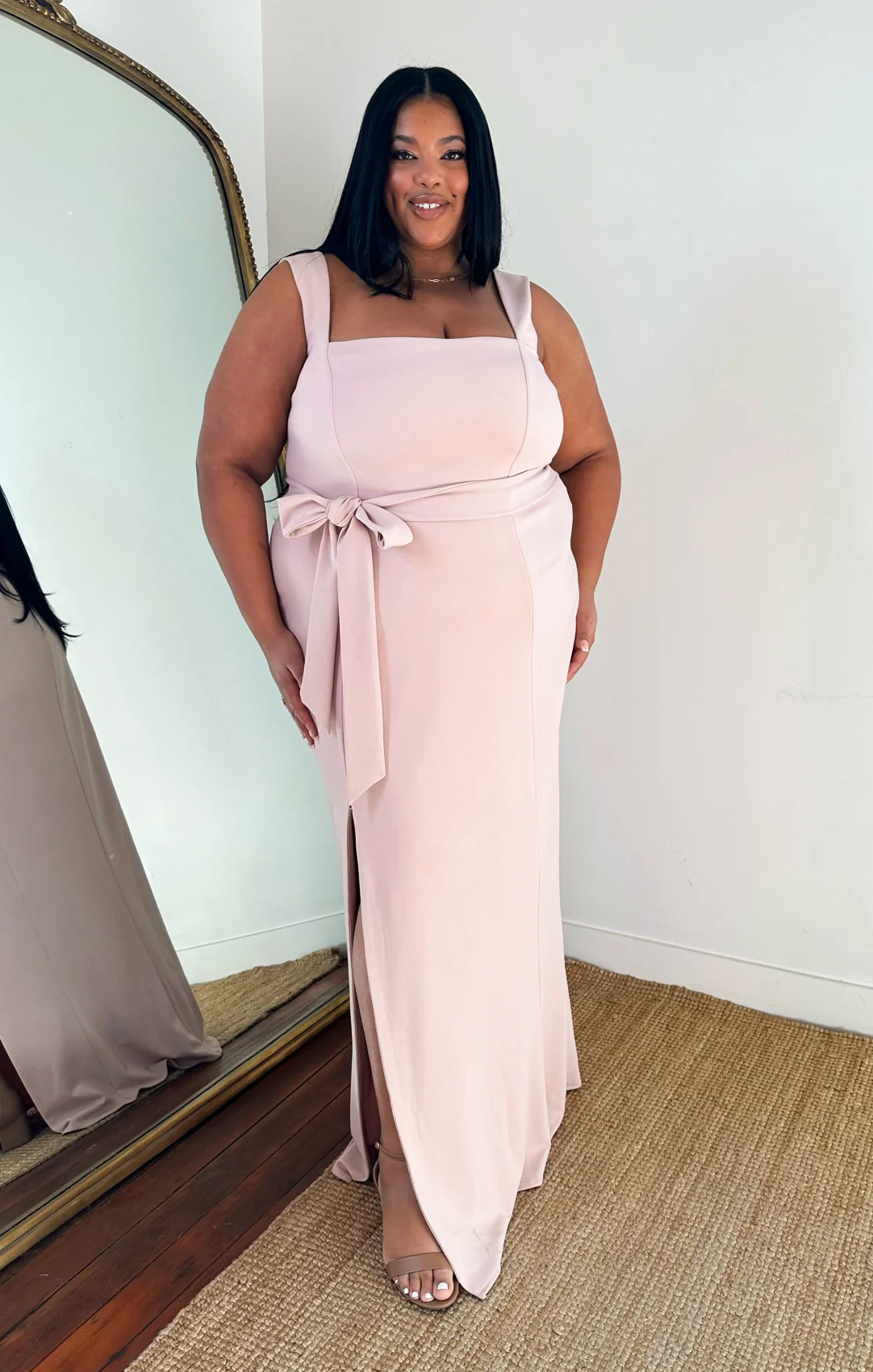 Paris Gown ~ Dusty Blush Stretch - Image 13