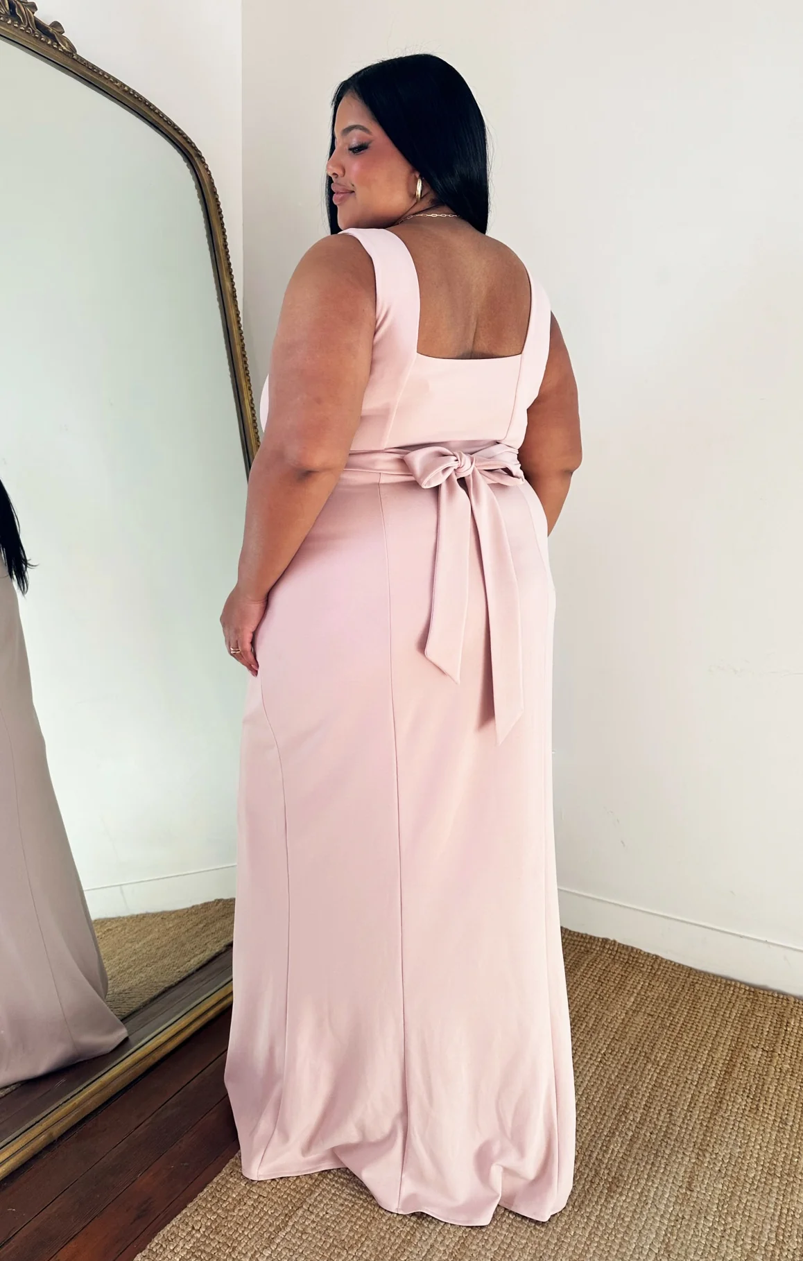 Paris Gown ~ Dusty Blush Stretch - Image 15