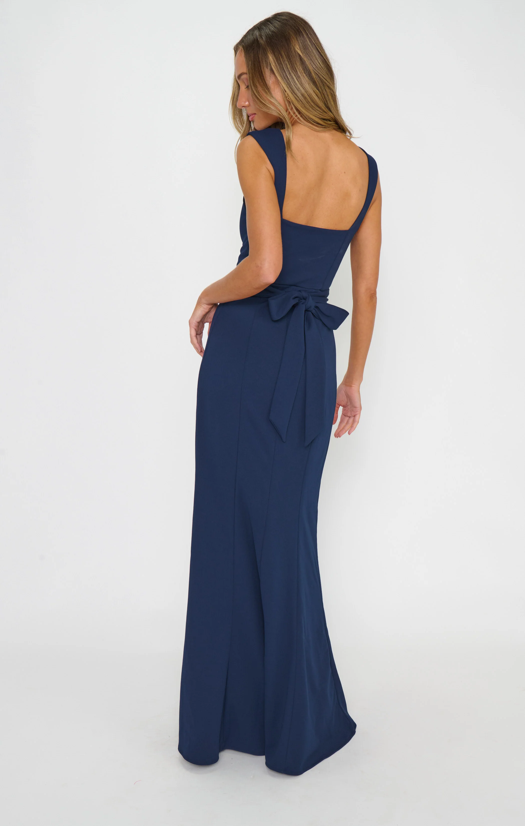Paris Gown ~ Midnight Navy Stretch - Image 5