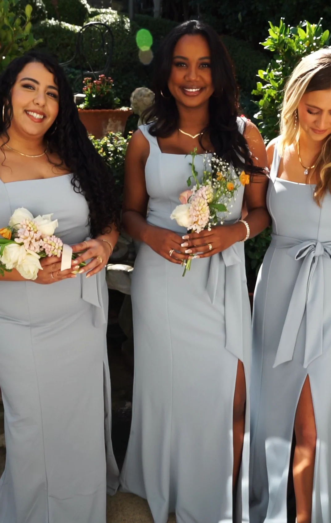 Paris Gown ~ Steel Blue Stretch - Image 12
