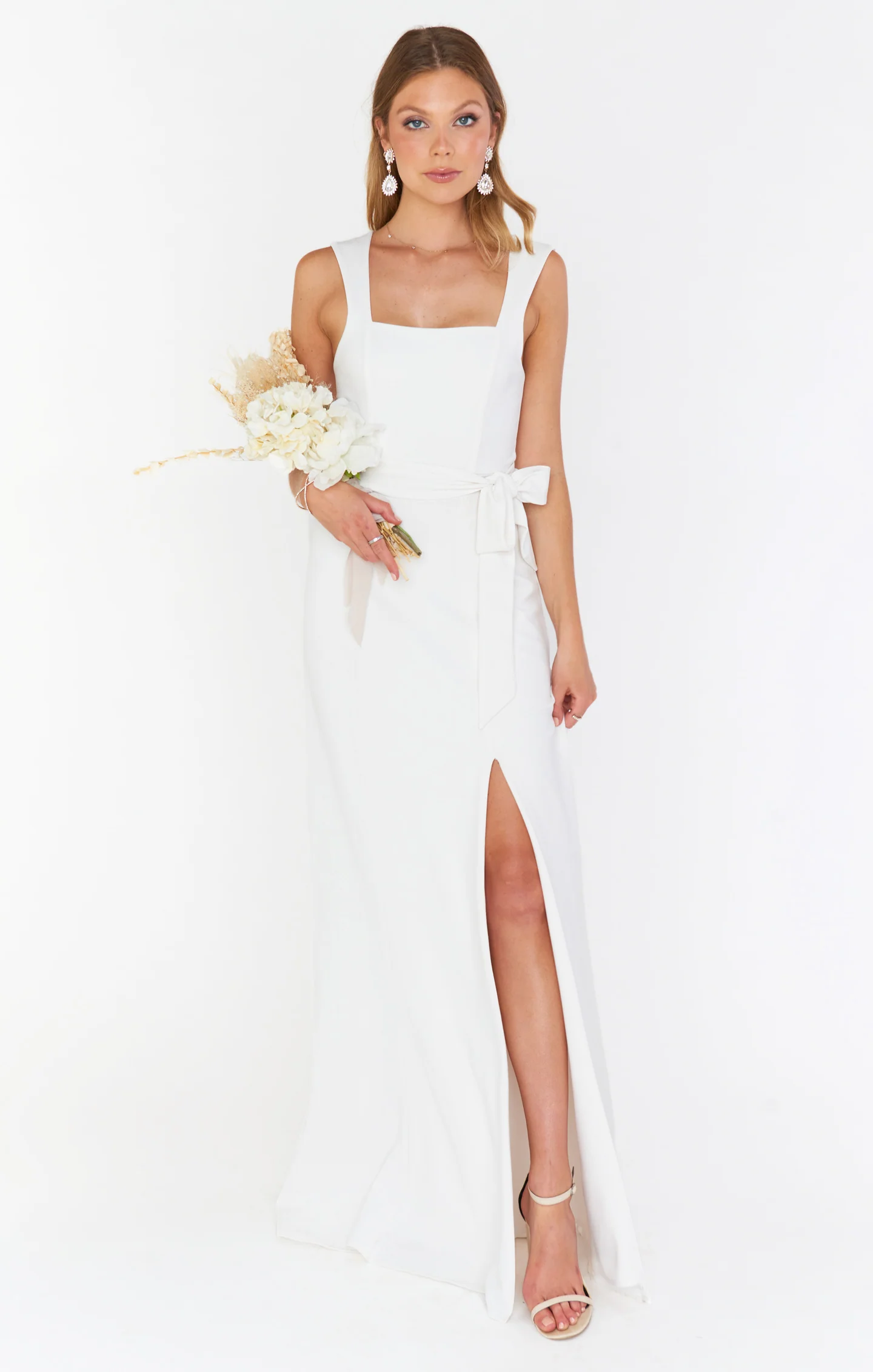 Paris Gown ~ White Stretch - Image 2