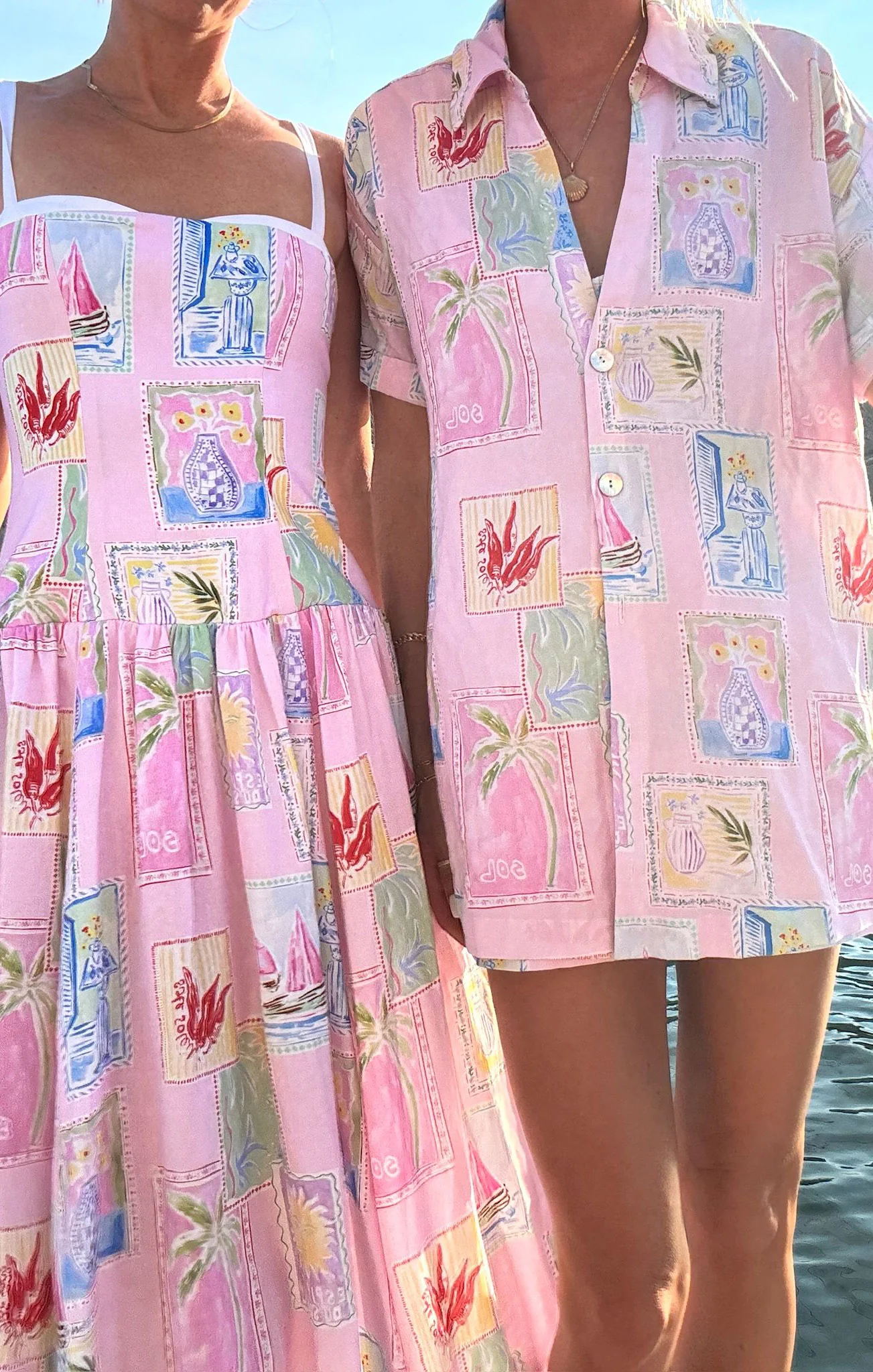 Parker Button Down ~ Summer Soleil Linen - Image 6