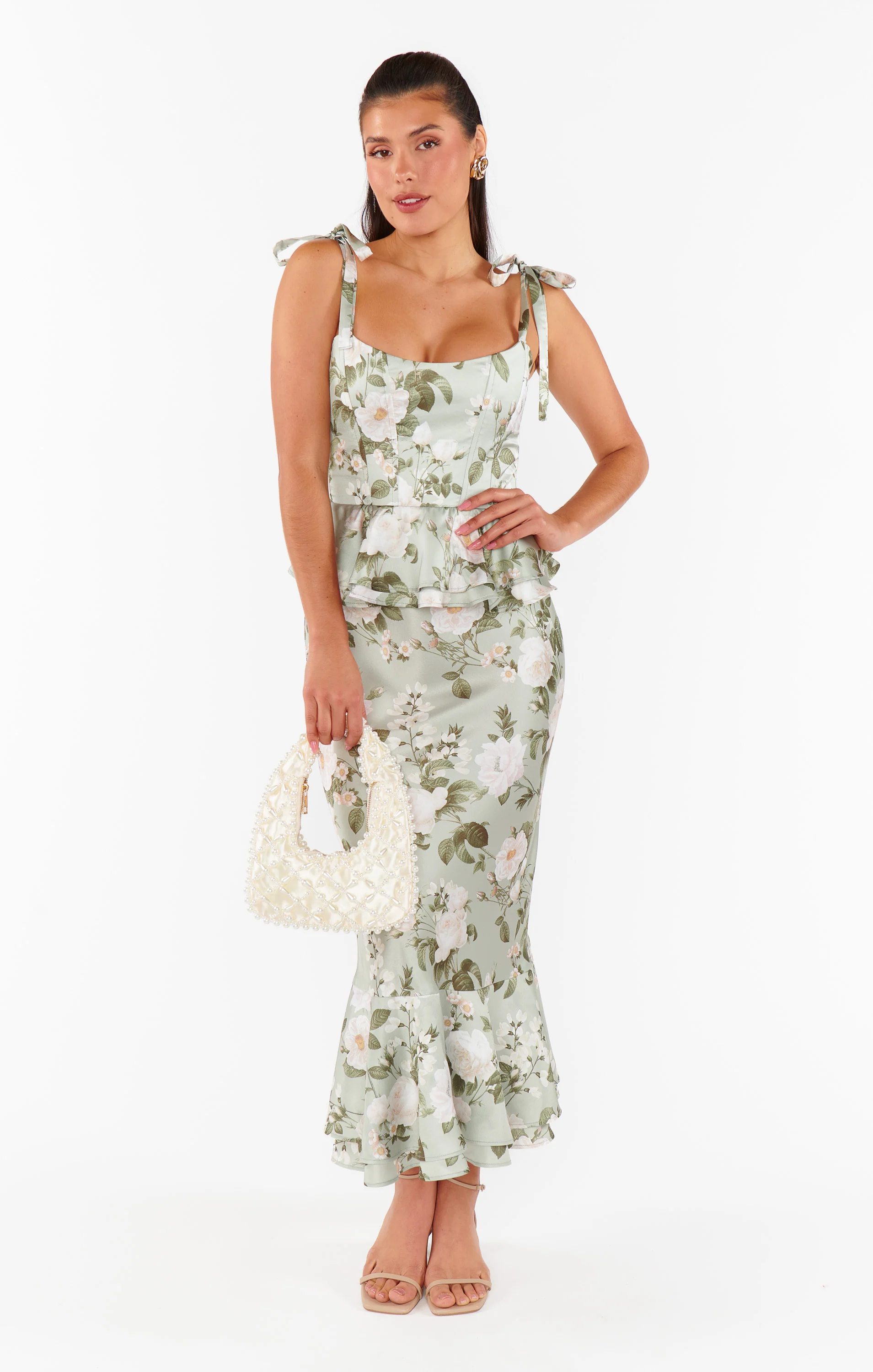 Pauline Peplum Dress ~ Secret Garden - Image 5