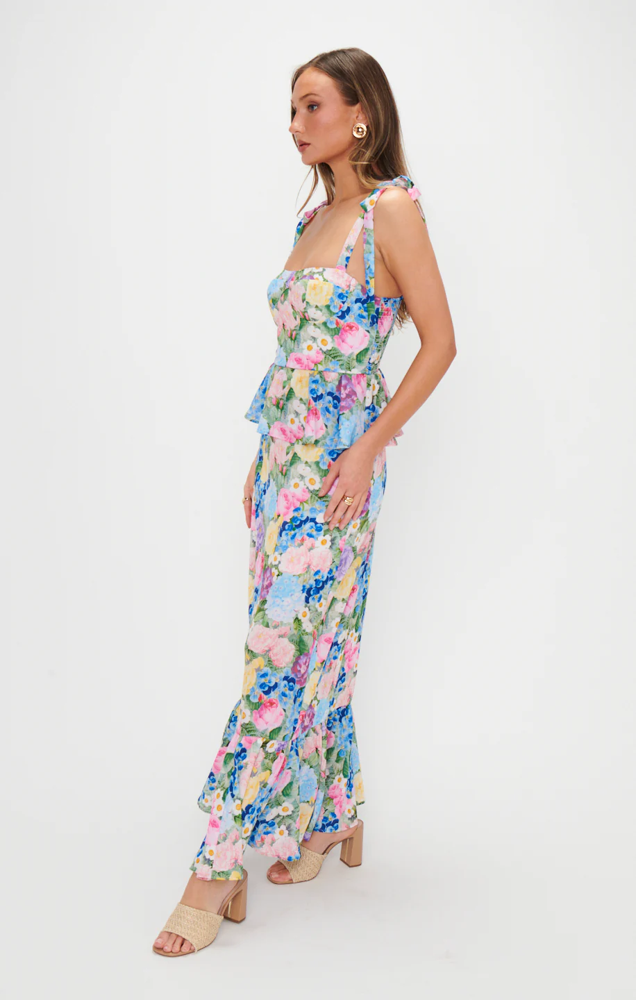 Paxton Midi Dress ~ Flower Shop - Image 2