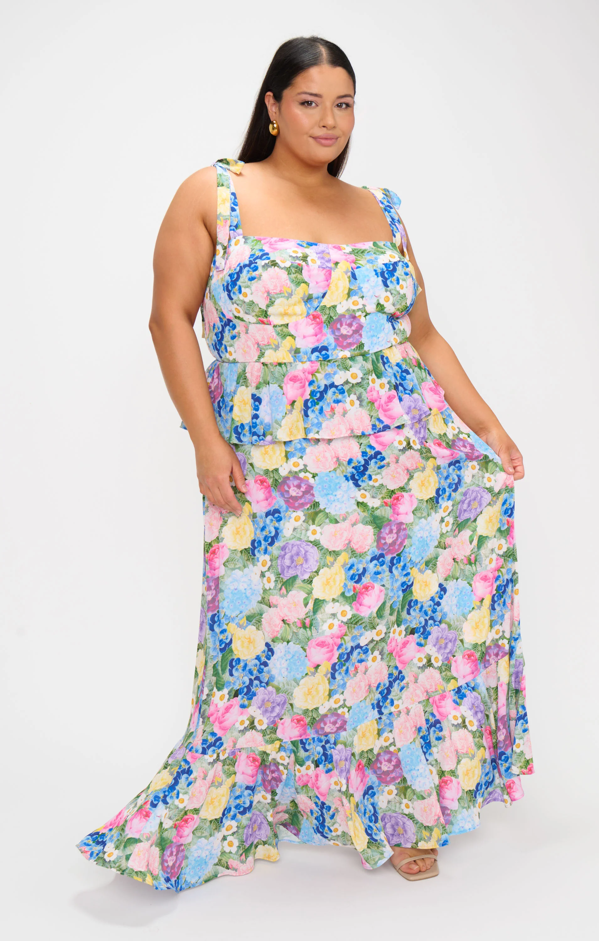 Paxton Midi Dress ~ Flower Shop - Image 9