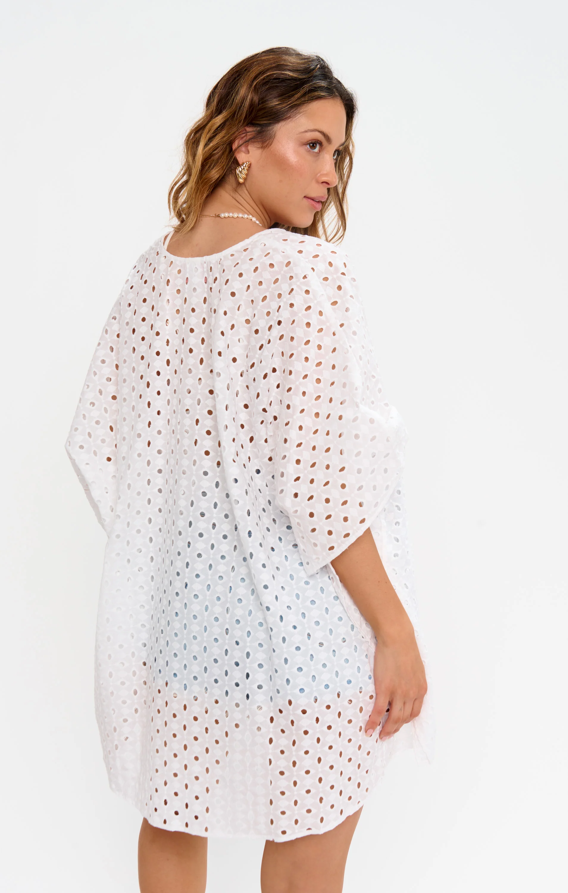 Peta Tunic ~ White Eyelet - Image 4
