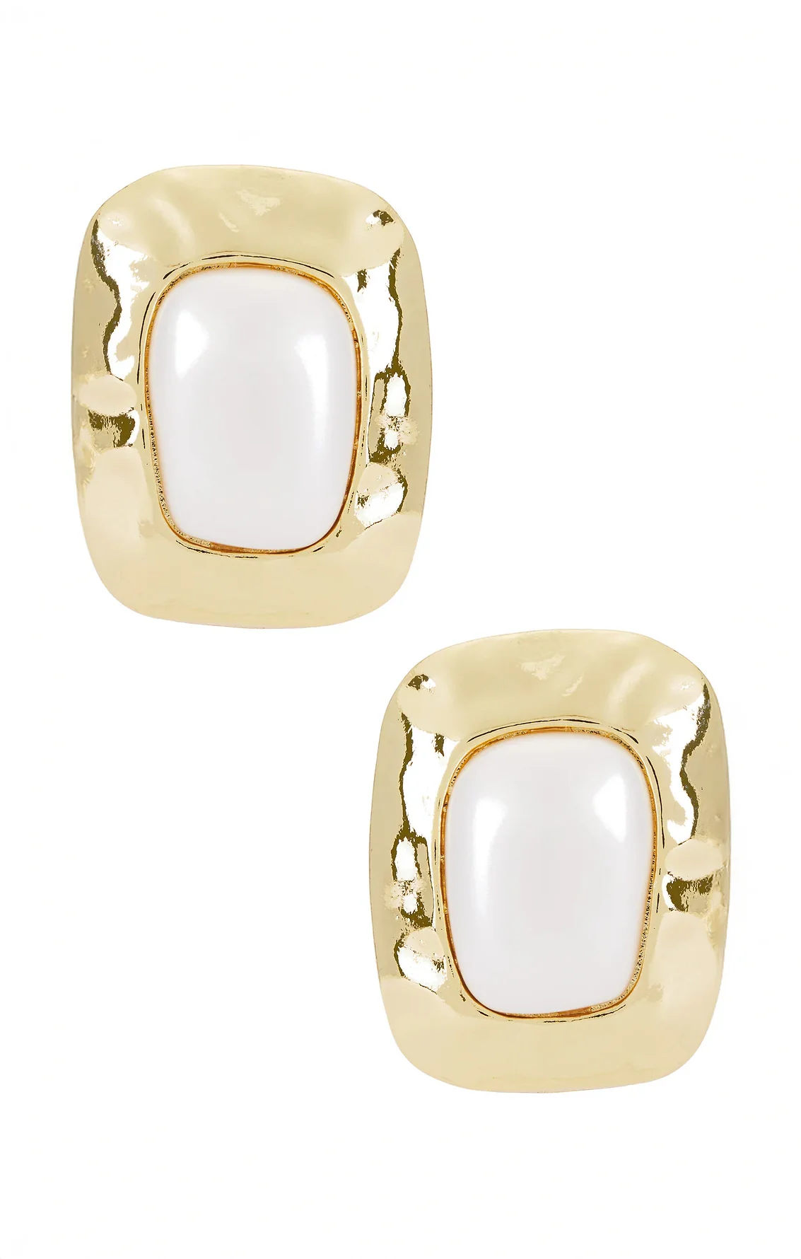 Petit Moments Giovana Earrings ~ Pearl/Gold