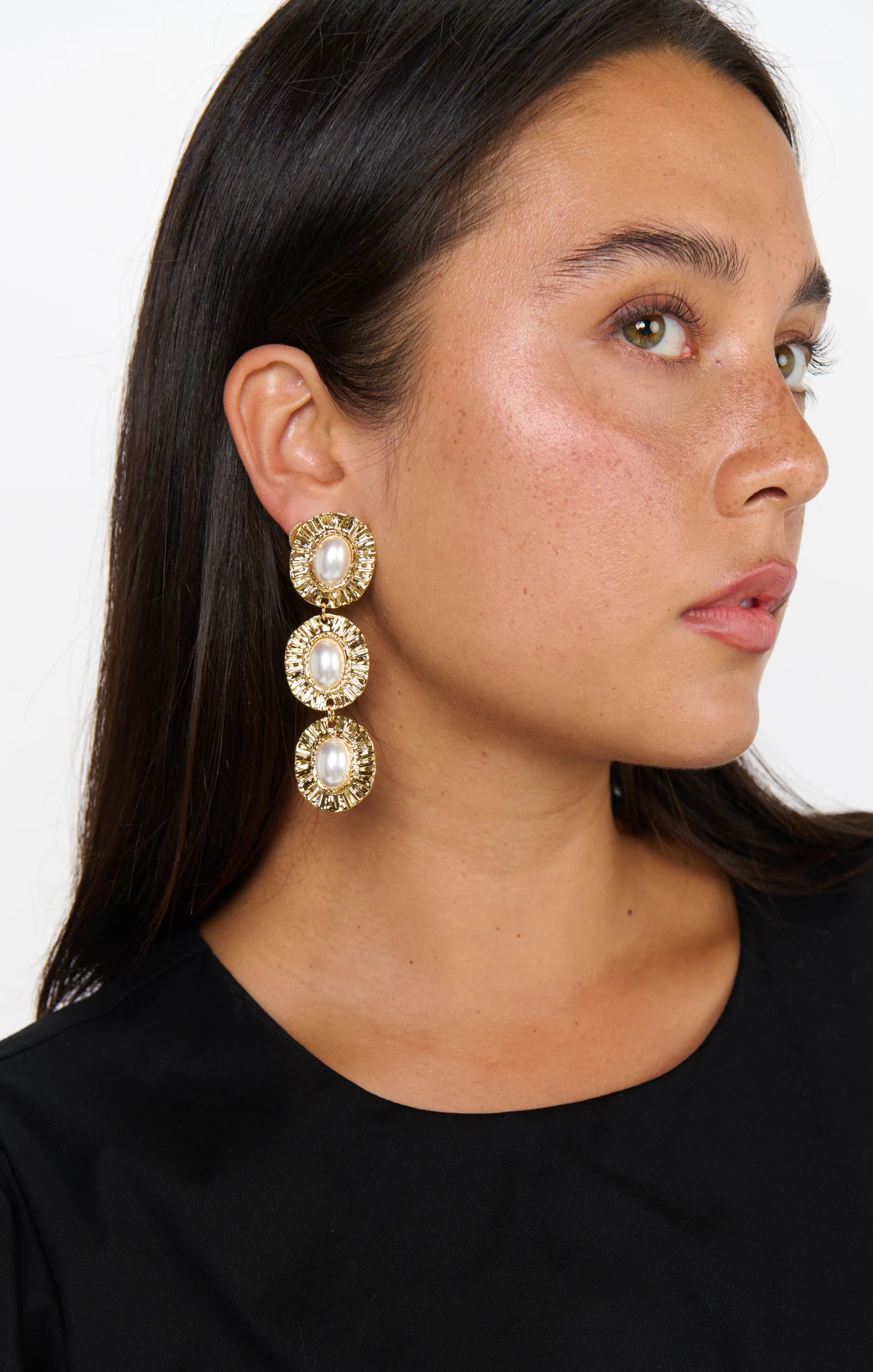 Petit Moments Providence Earrings ~ Gold - Image 3