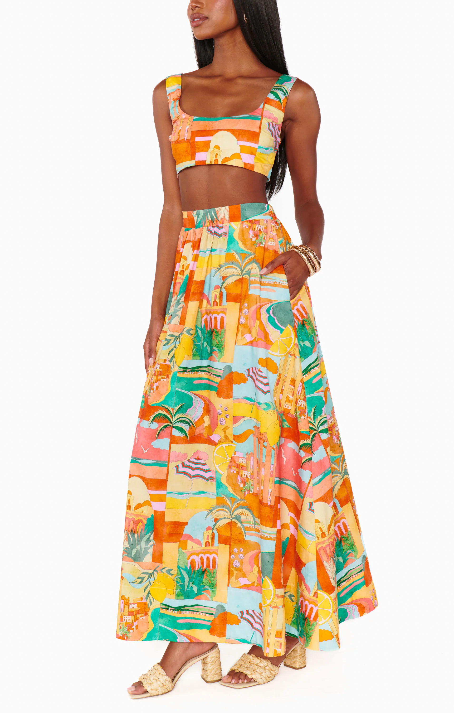 Pisa Skirt ~ Postcards From Italia - Image 5