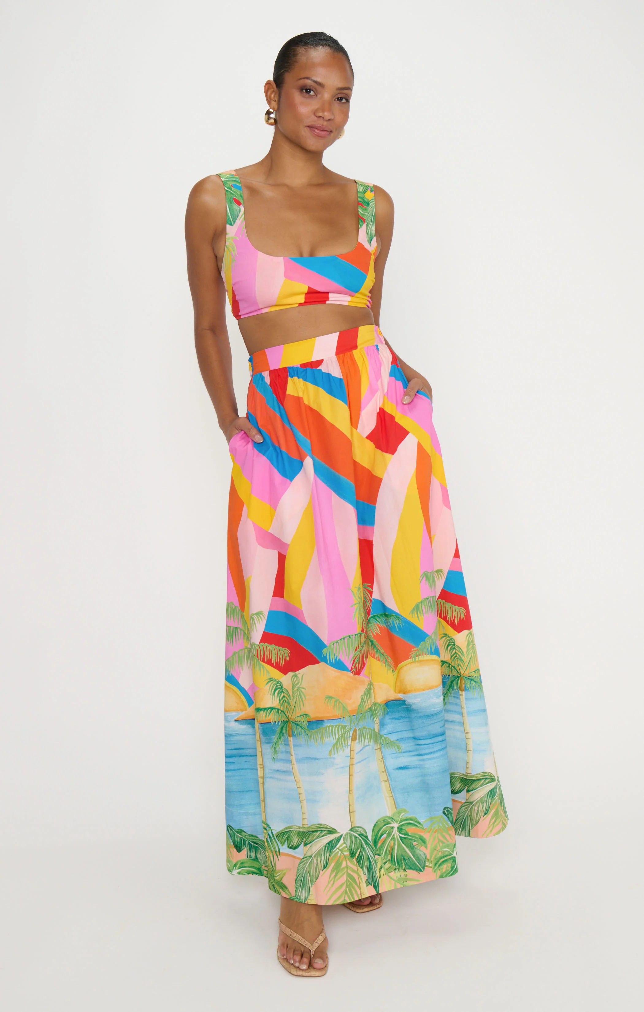 Pisa Skirt ~ Rainbow Key - Image 2
