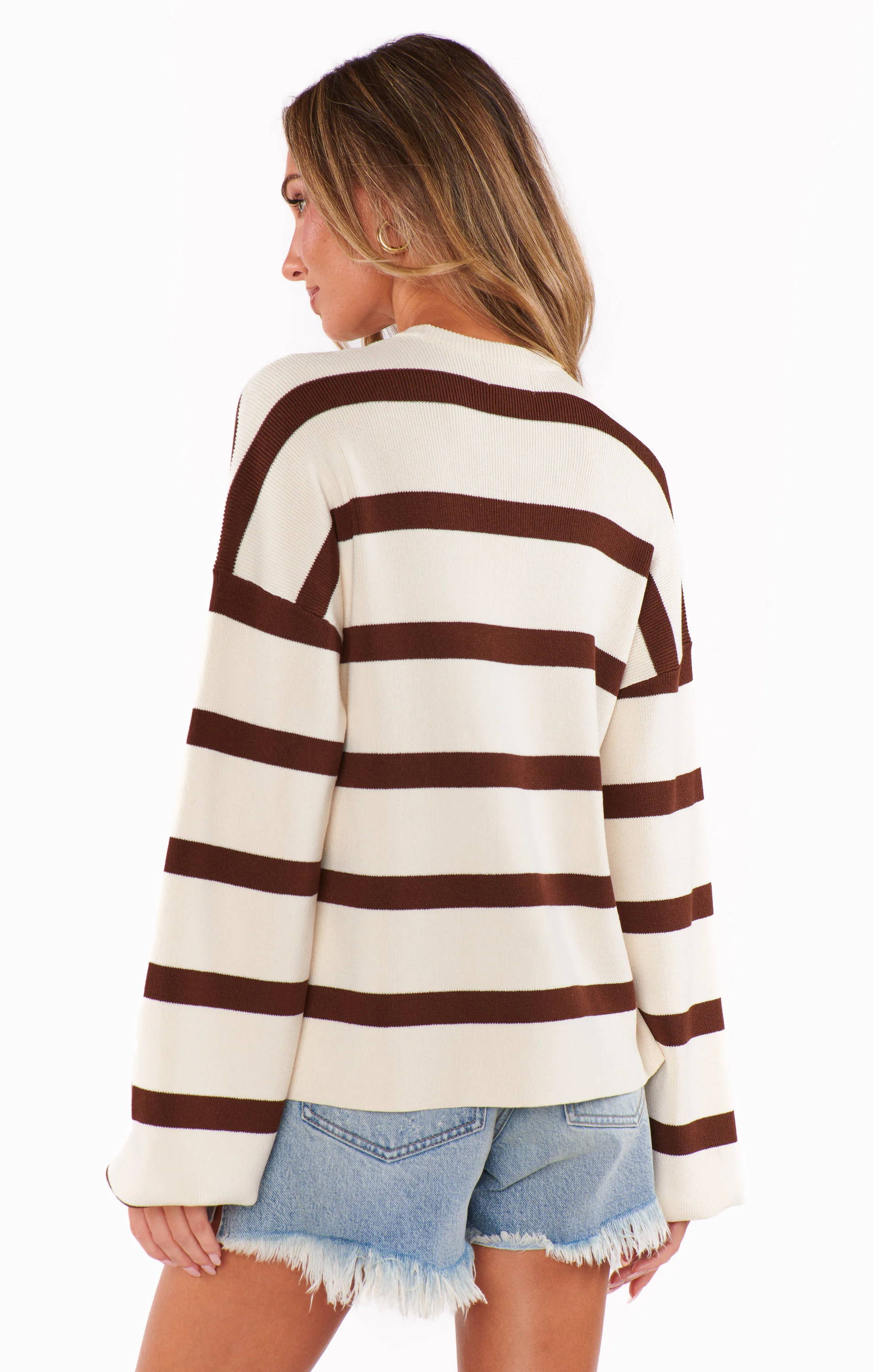 Pismo Sweater ~ Driftwood Stripe - Image 4