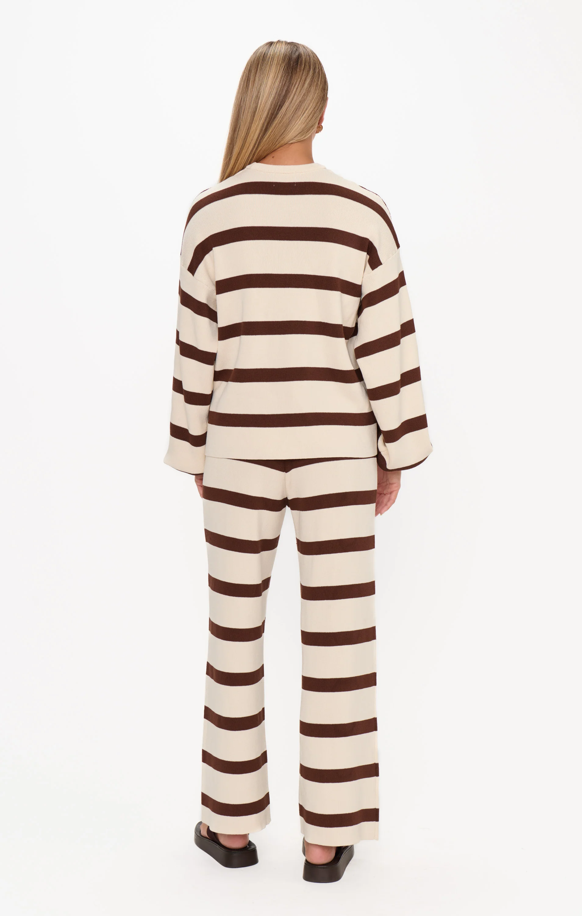Pismo Sweater ~ Driftwood Stripe - Image 8