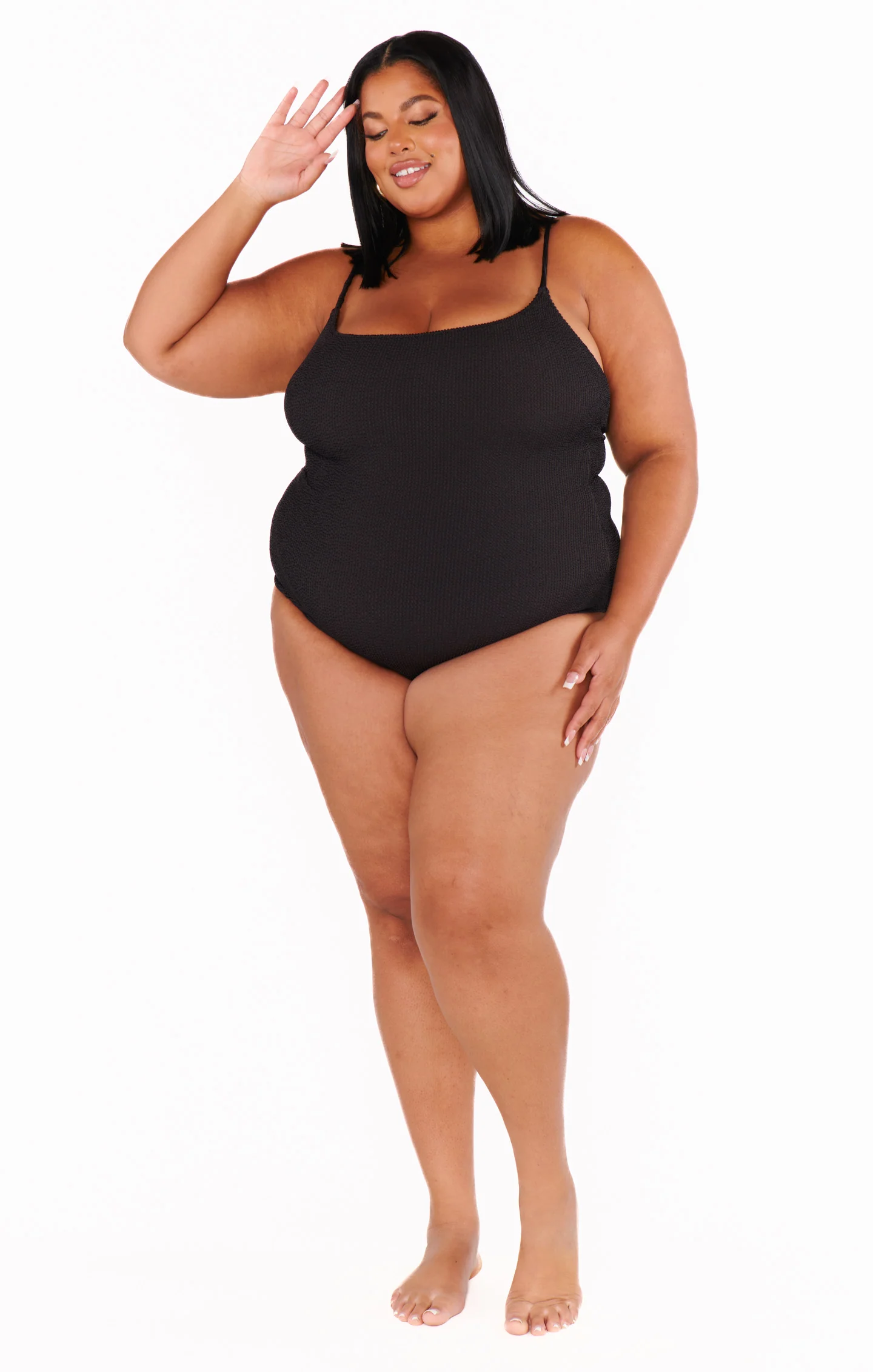Positano One Piece ~ Black Scrunch - Image 11