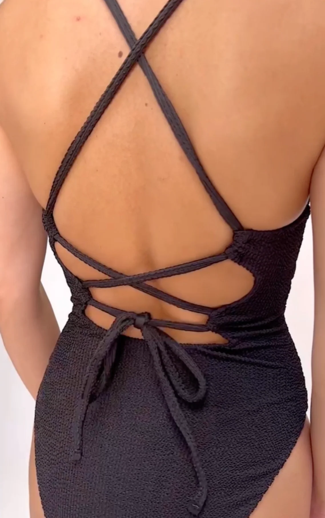 Positano One Piece ~ Black Scrunch - Image 8