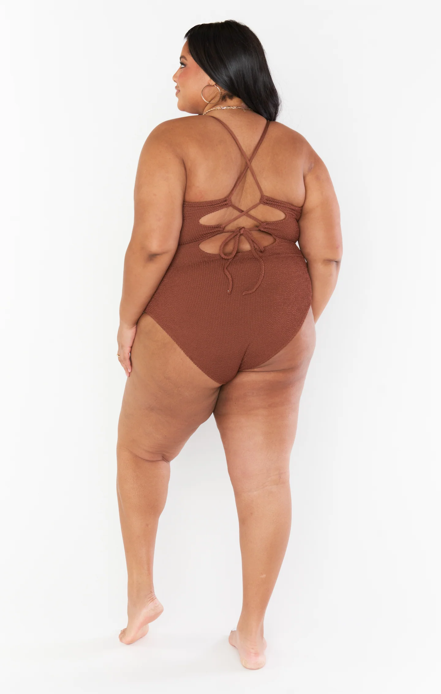 Positano One Piece ~ Chocolate Scrunch - Image 11