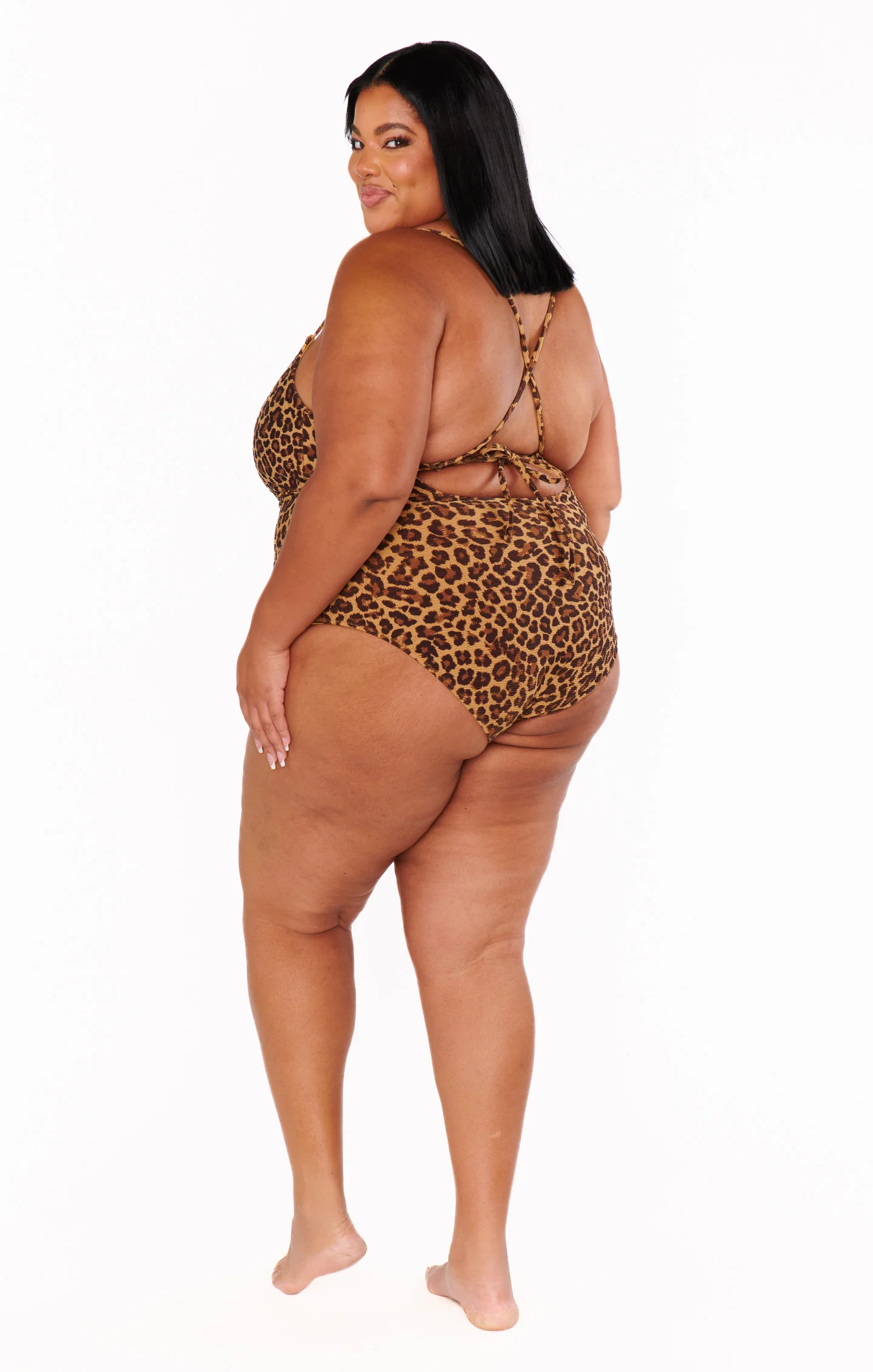 Positano One Piece ~ Leopard Contour Scrunch - Image 11
