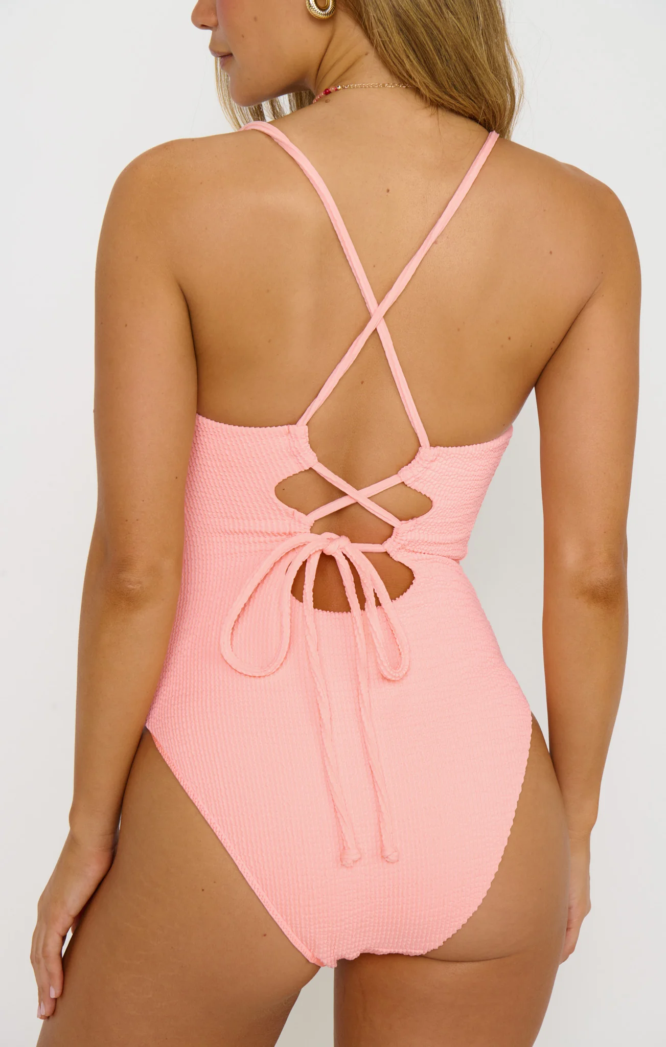 Positano One Piece ~ Peach Sherbet Scrunch - Image 5