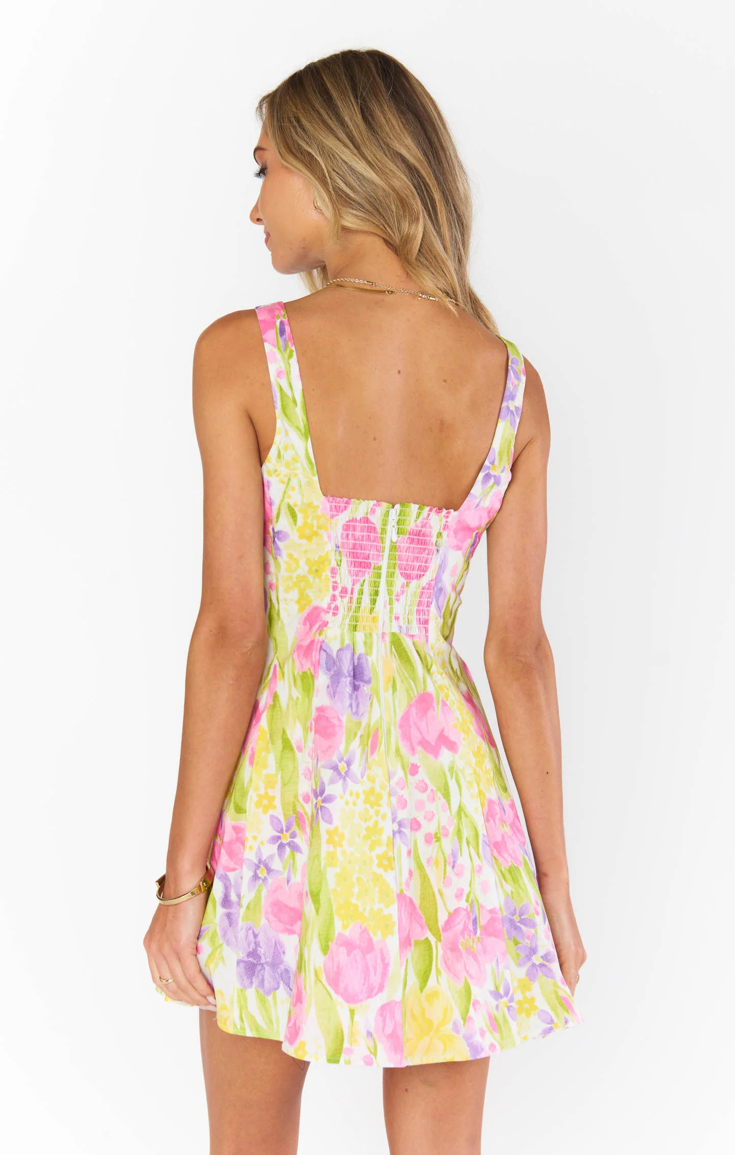 Prim Mini Dress ~ Blooming Tulips - Image 5