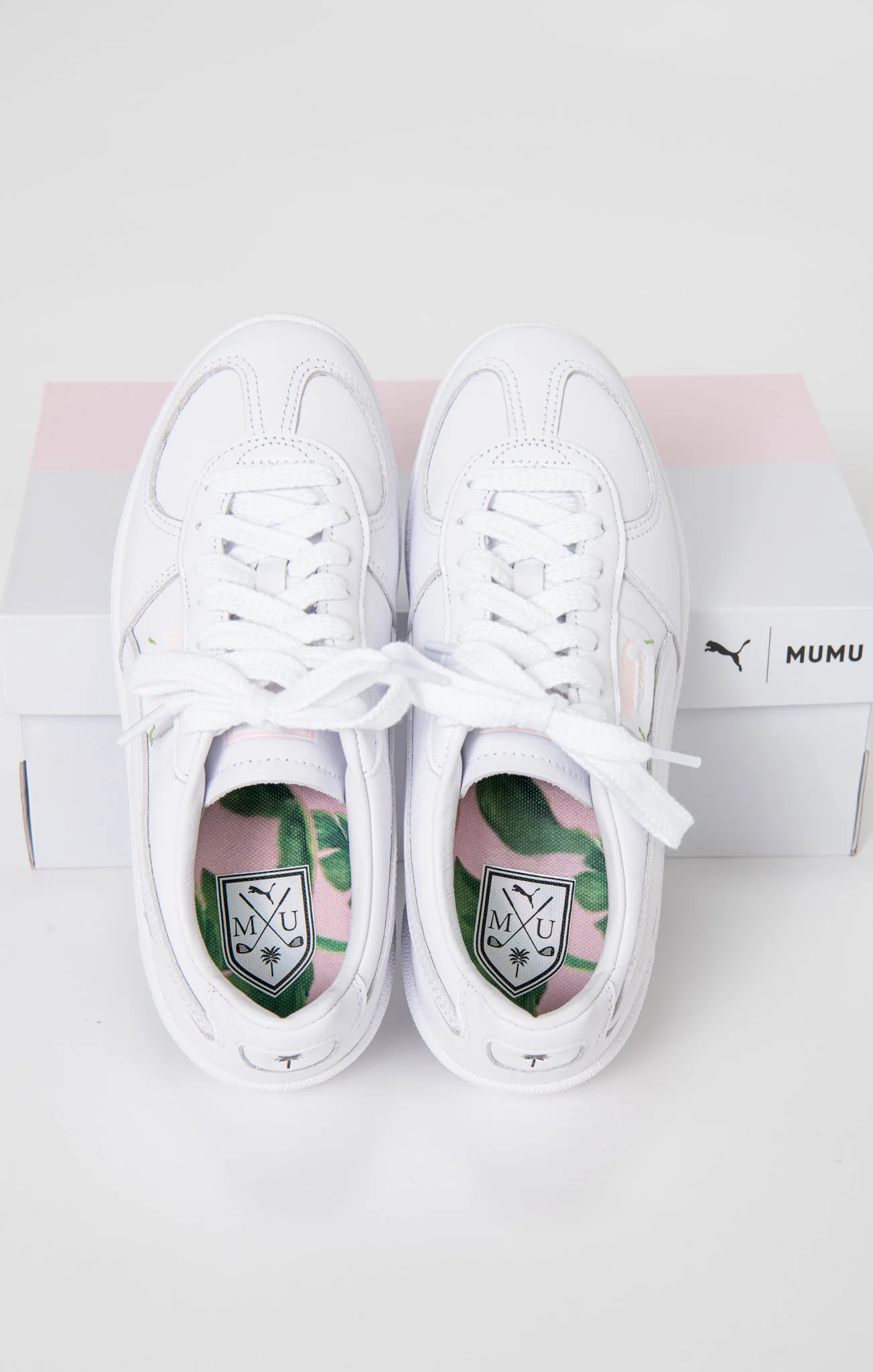 Puma x Show Me Your Mumu Palermo G ~ White Glow Rose Blossom - Image 4