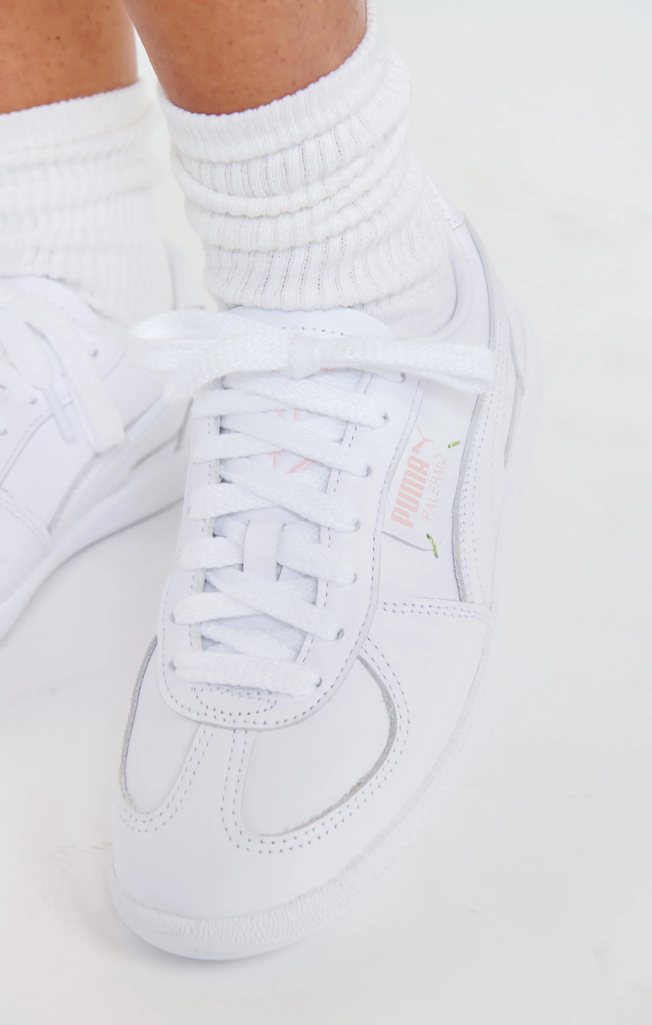Puma x Show Me Your Mumu Palermo G ~ White Glow Rose Blossom - Image 8
