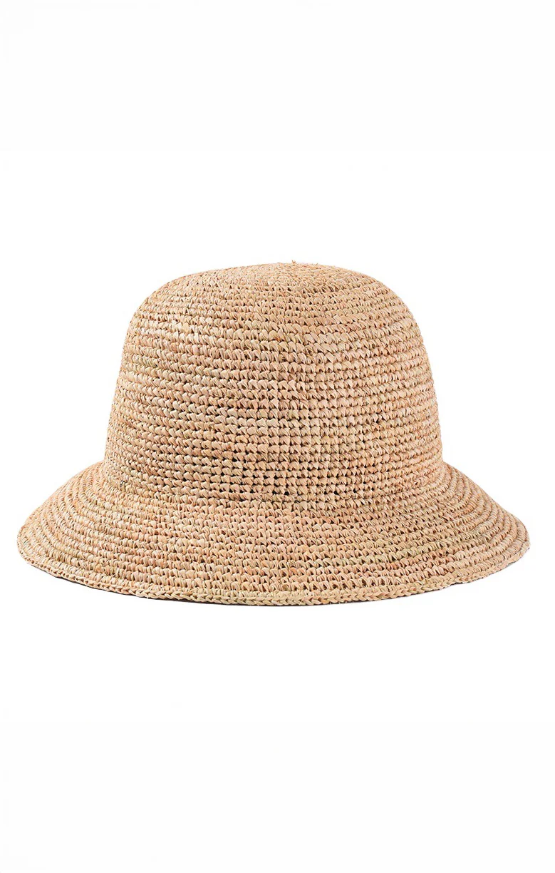 Raffia Bucket Hat ~ Natural - Image 2