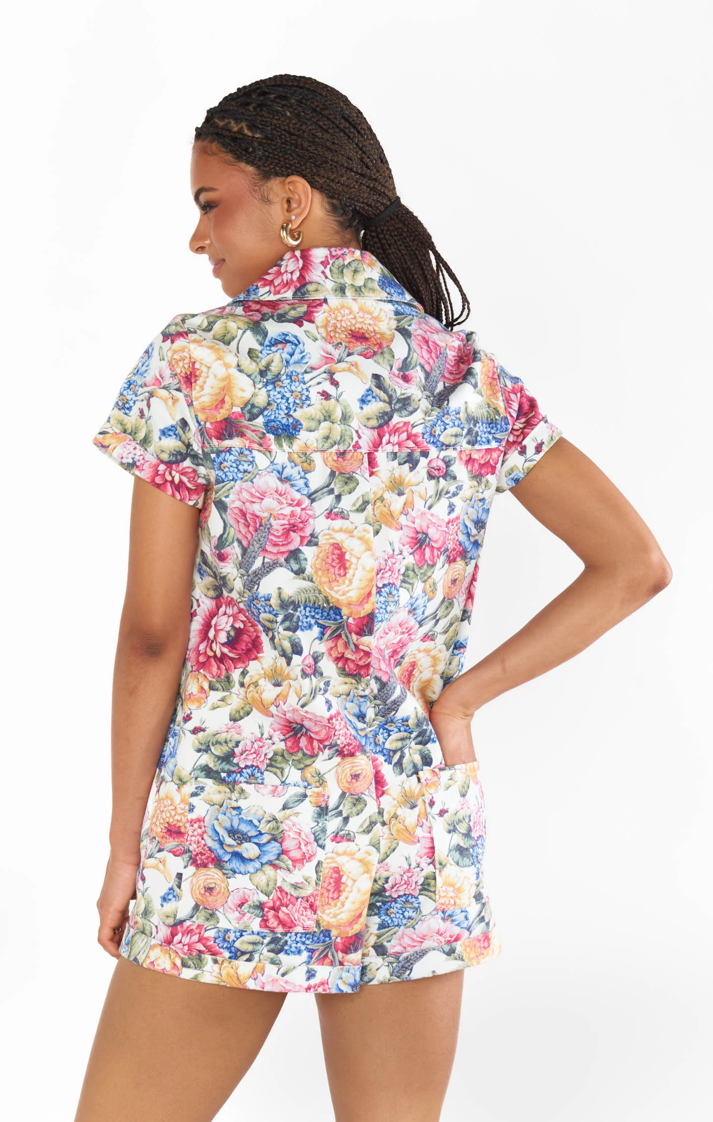Range Romper ~ Dusty Meadows Denim - Image 9