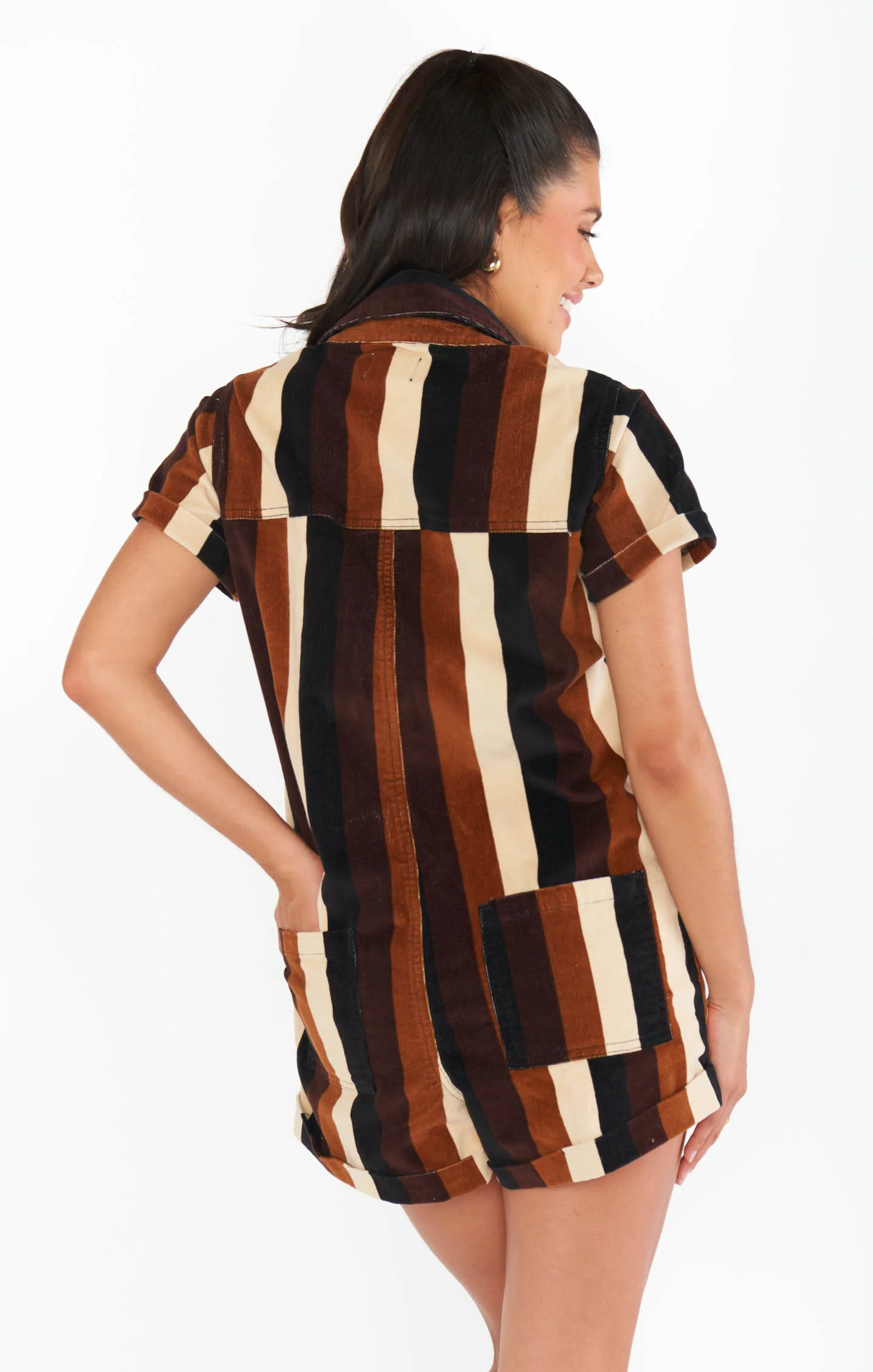 Range Romper ~ Stayin Alive Stripe - Image 6