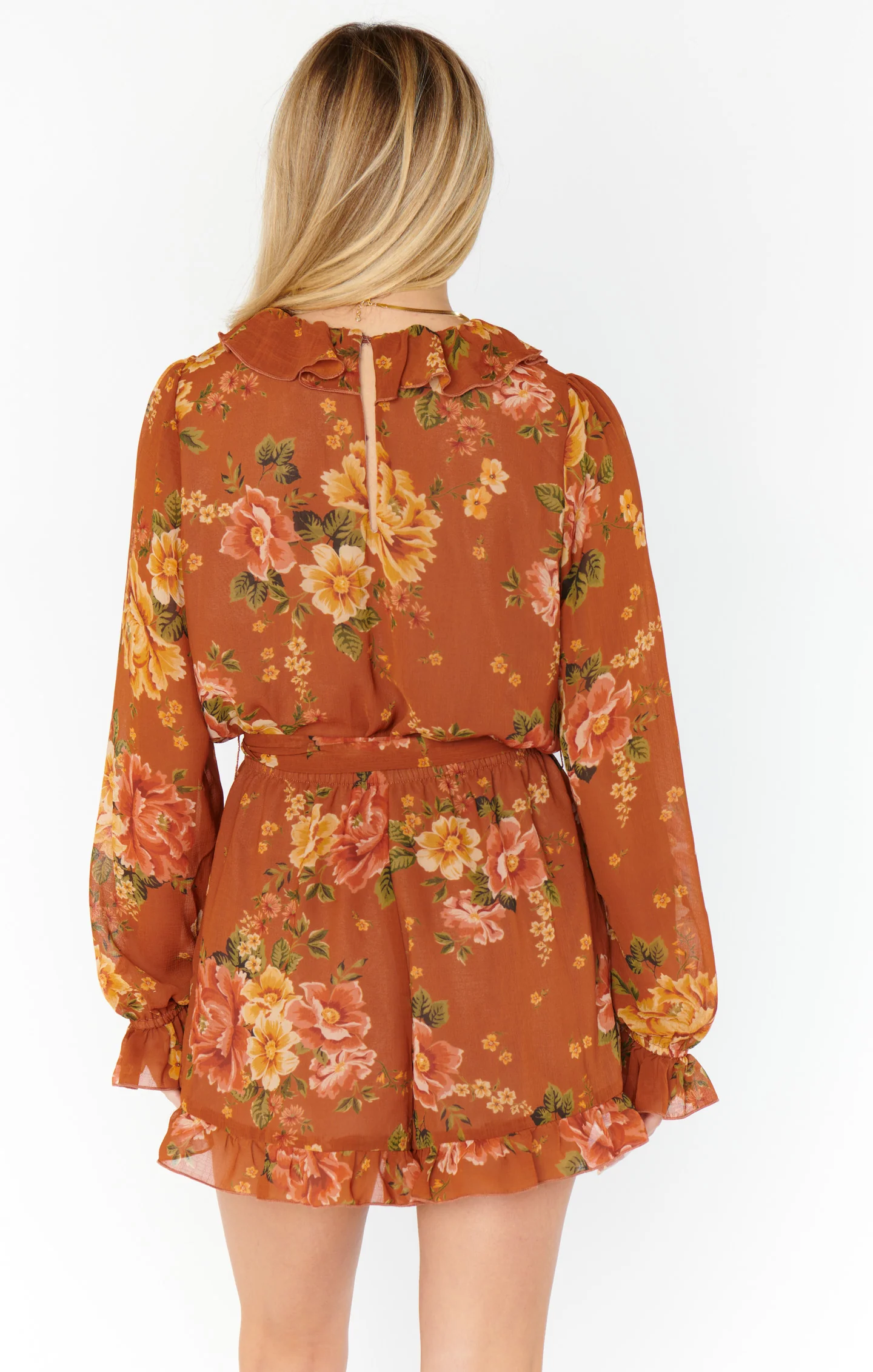 Raquel Ruffle Romper ~ Garden Harvest - Image 4