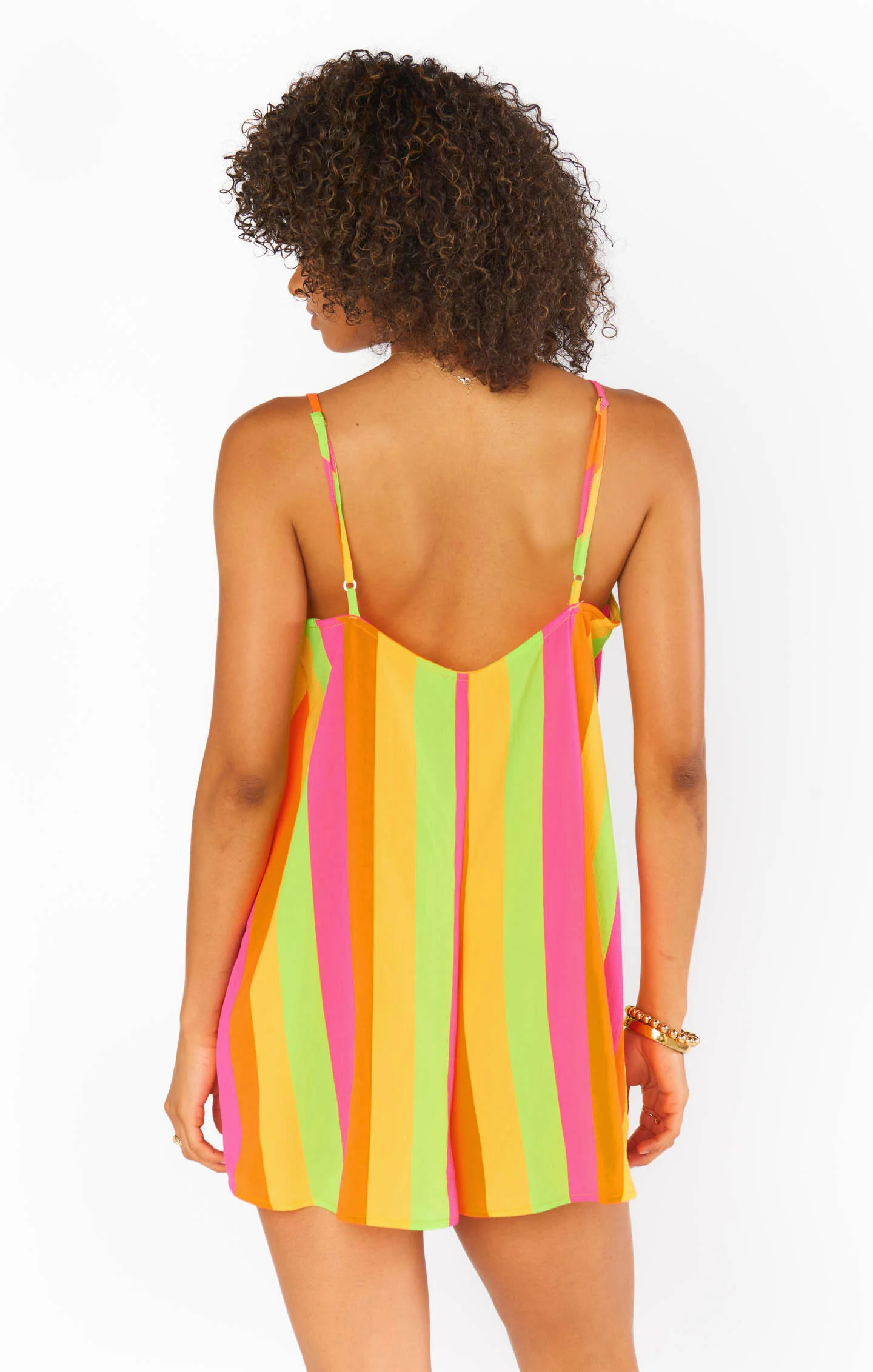 Rascal Romper ~ Neon Vacay Stripe - Image 6