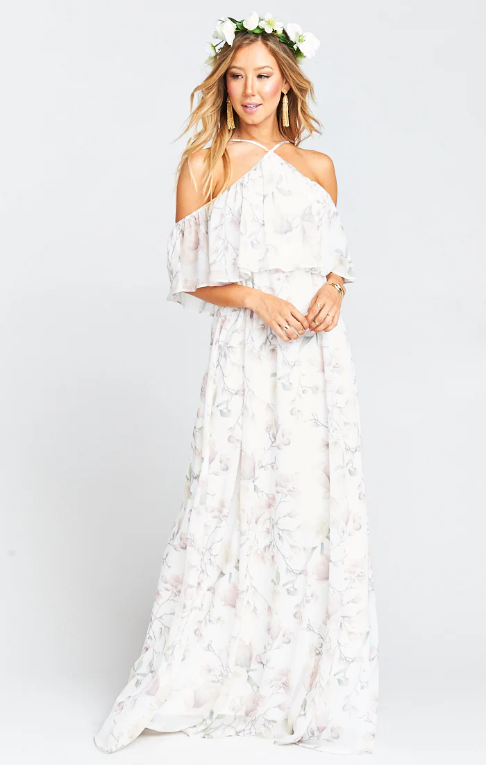 Rebecca Ruffle Maxi Dress - Image 2