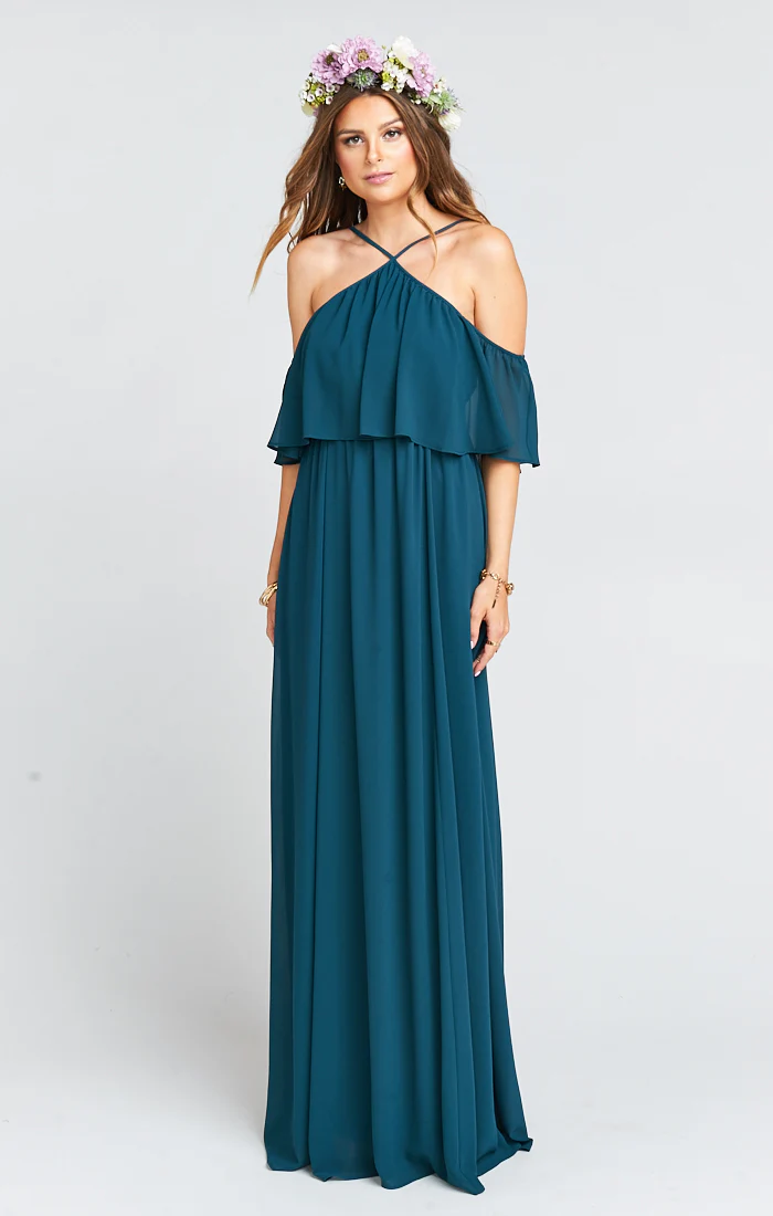 Rebecca Ruffle Maxi Dress - Image 3