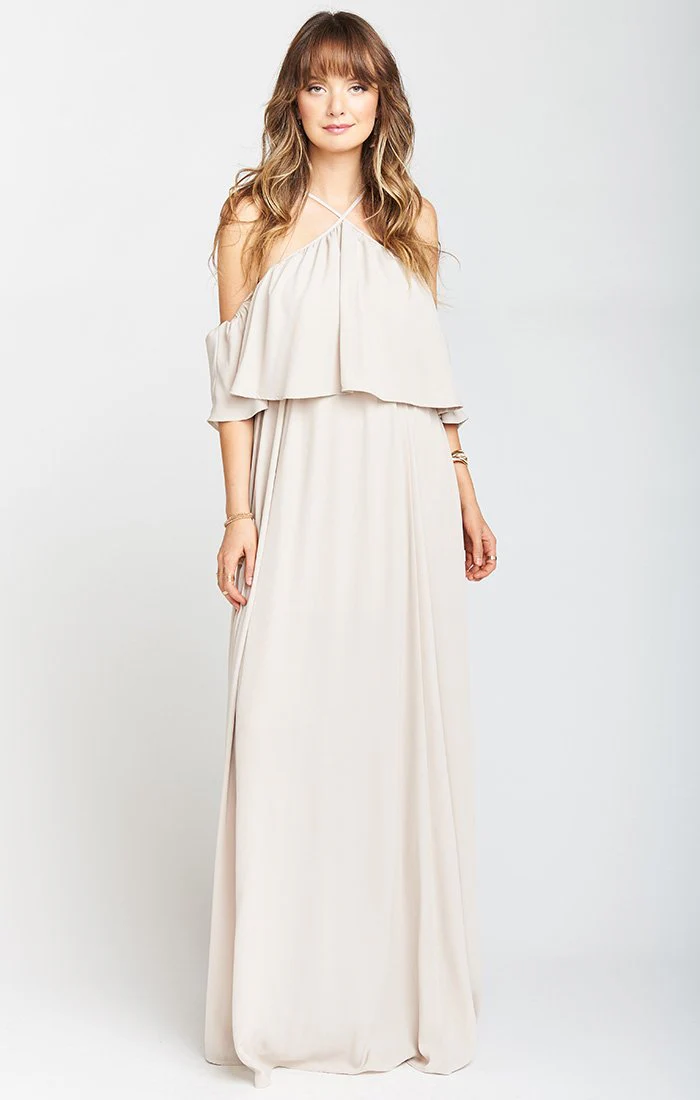 Rebecca Ruffle Maxi Dress - Image 4